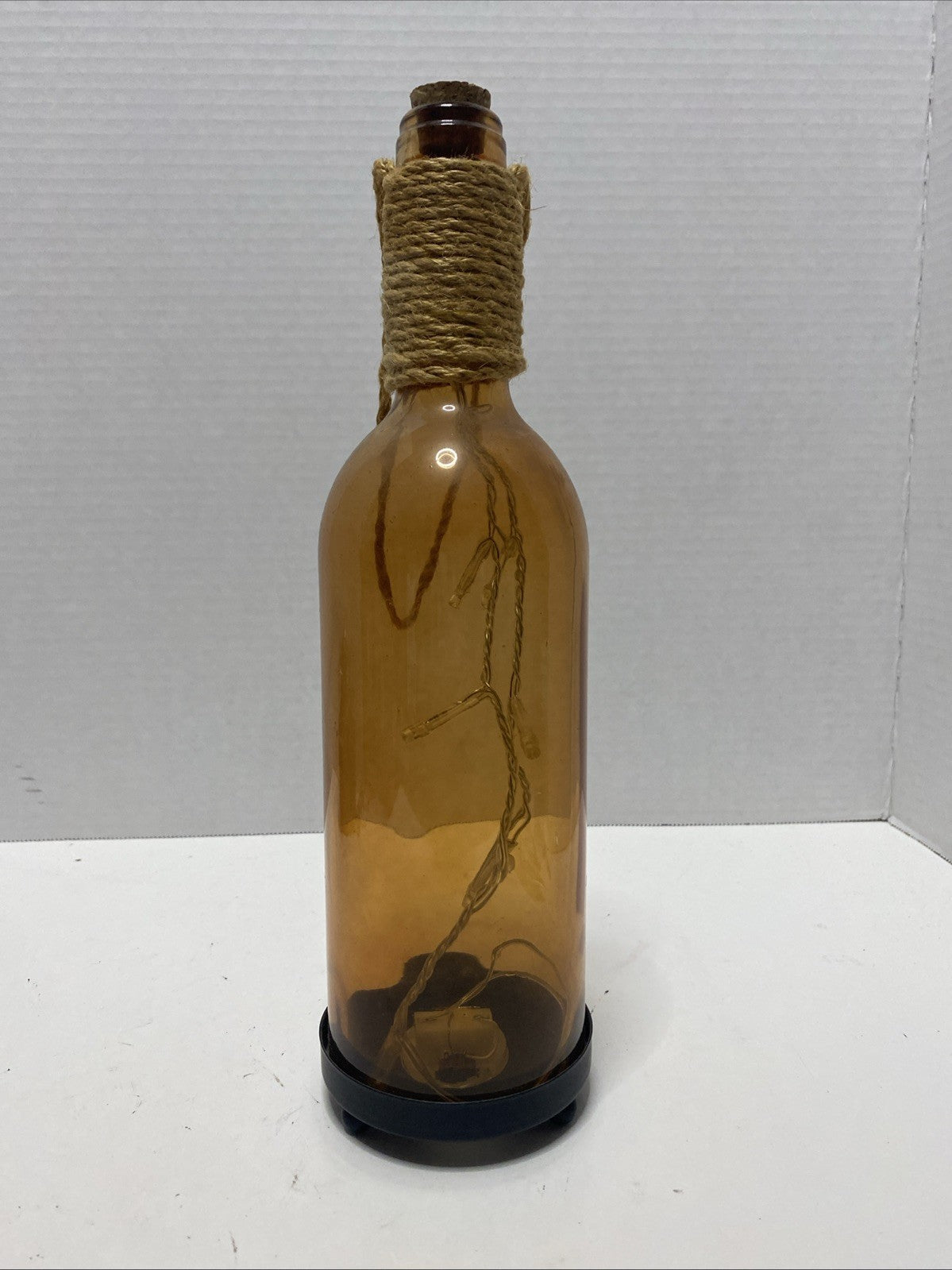 Infinity LED Amber Bottle with Lights