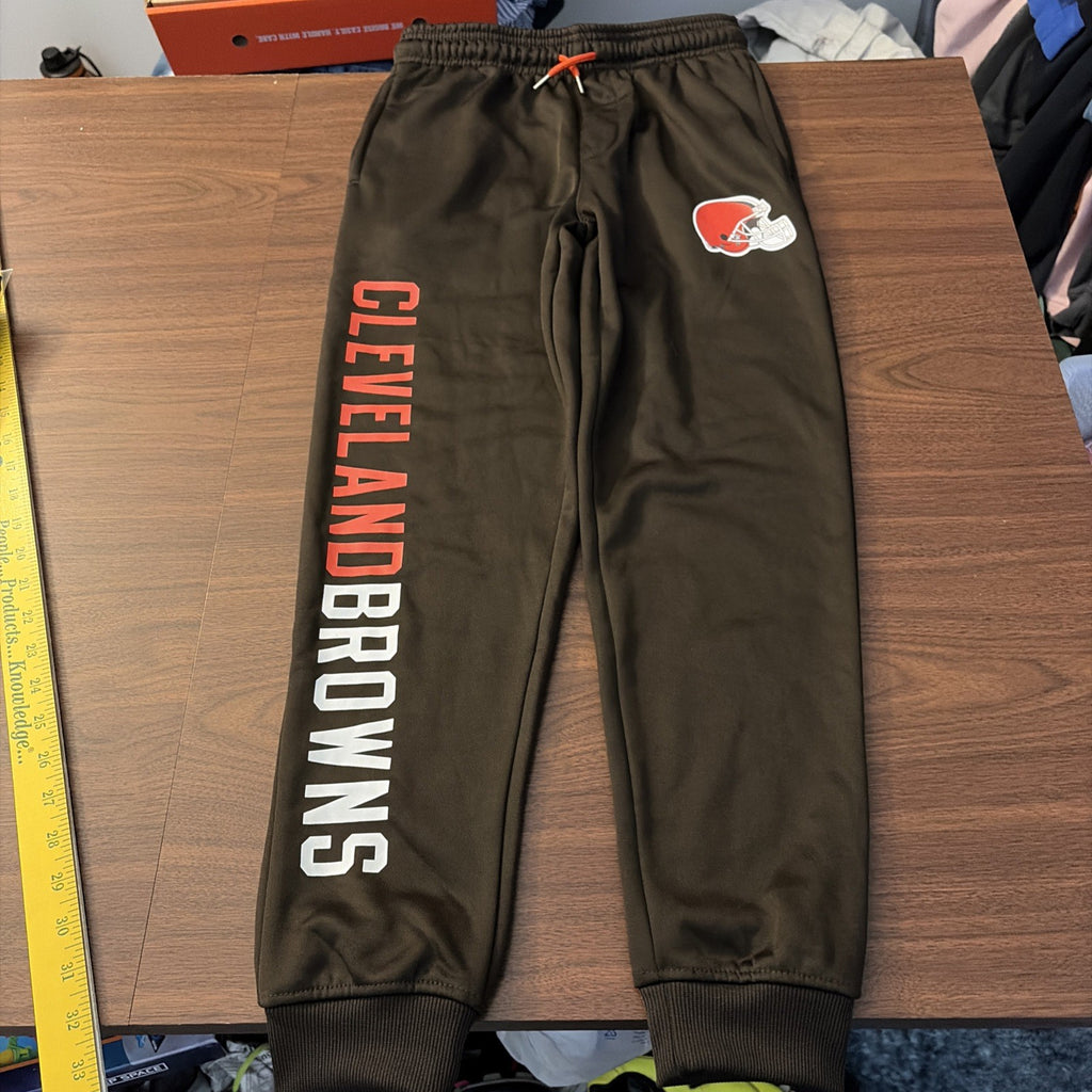 NFL Ultra Game Kids 10–12 NFL Cleveland Browns Sweatpants