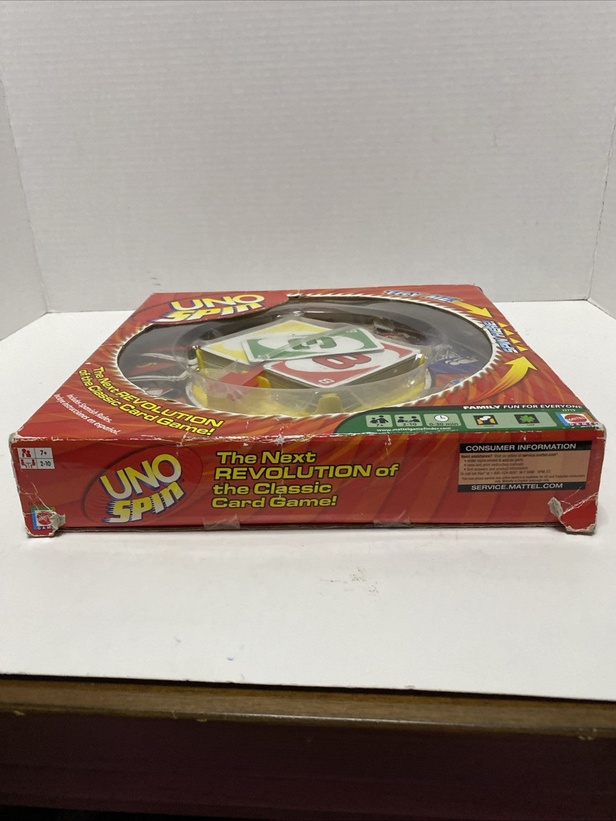 Uno Spin Mattel Games The Next Revoultion Of The Classic Card Game New In Box