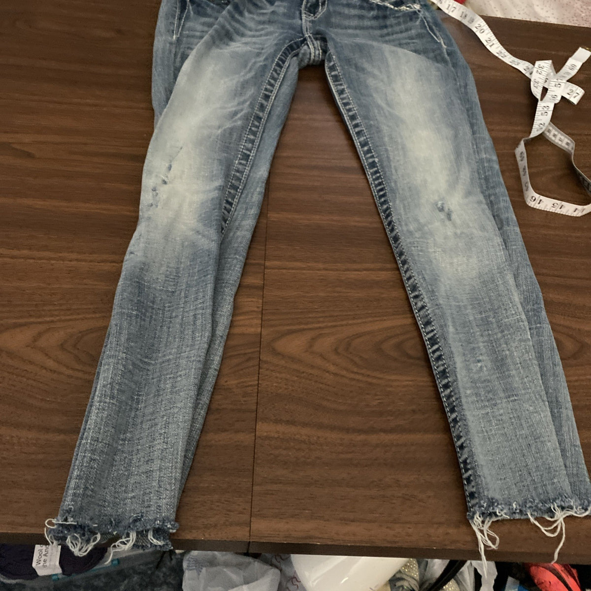Miss Me Boot cut Jeans Women’s size 25" X 31" (cut To 25) inseam Free Shipping