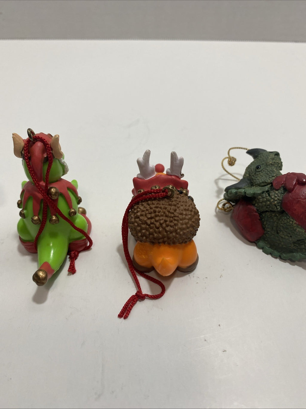 Vintage House Of LLoyd 1993 Christmas Around The World Dino Holidays Ornaments+1