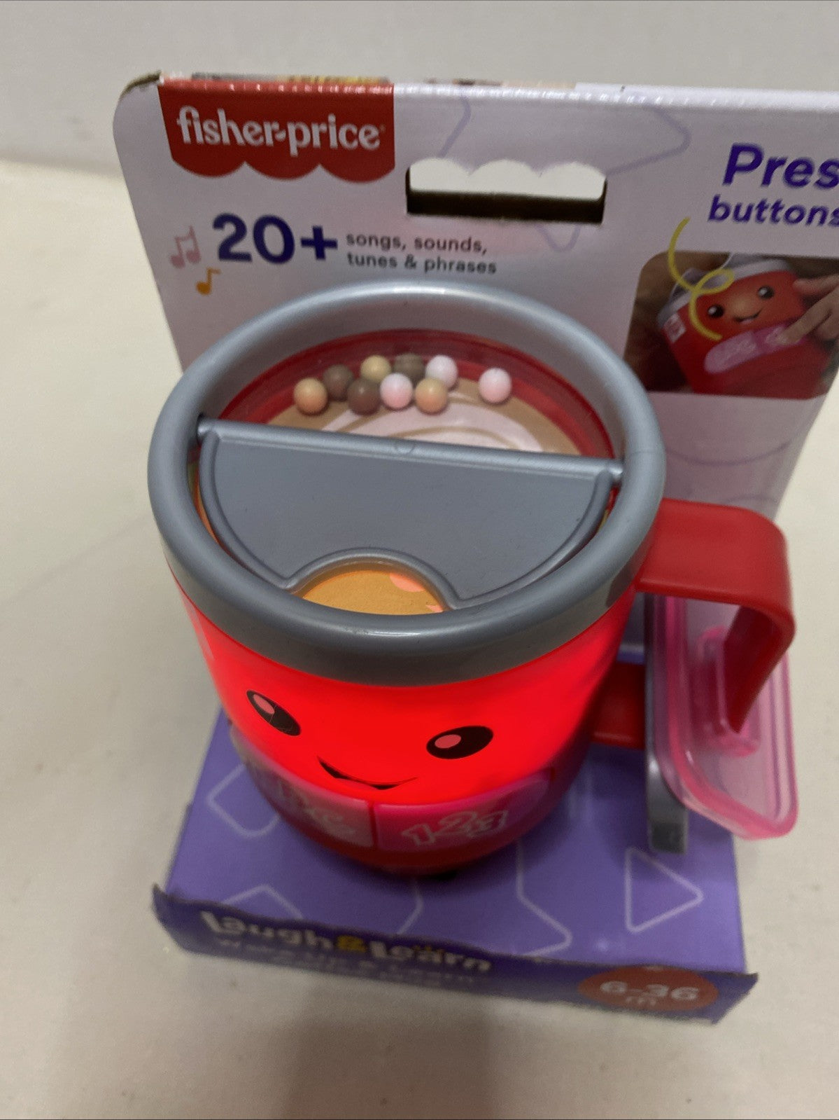 Fisher-Price Laugh & Learn Wake Up & Learn Coffee Mug