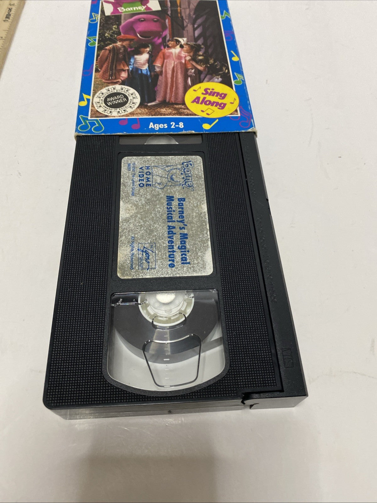 Barney’s Magical Musical Adventure VHS Award Winning Sing Along Ages 2-8
