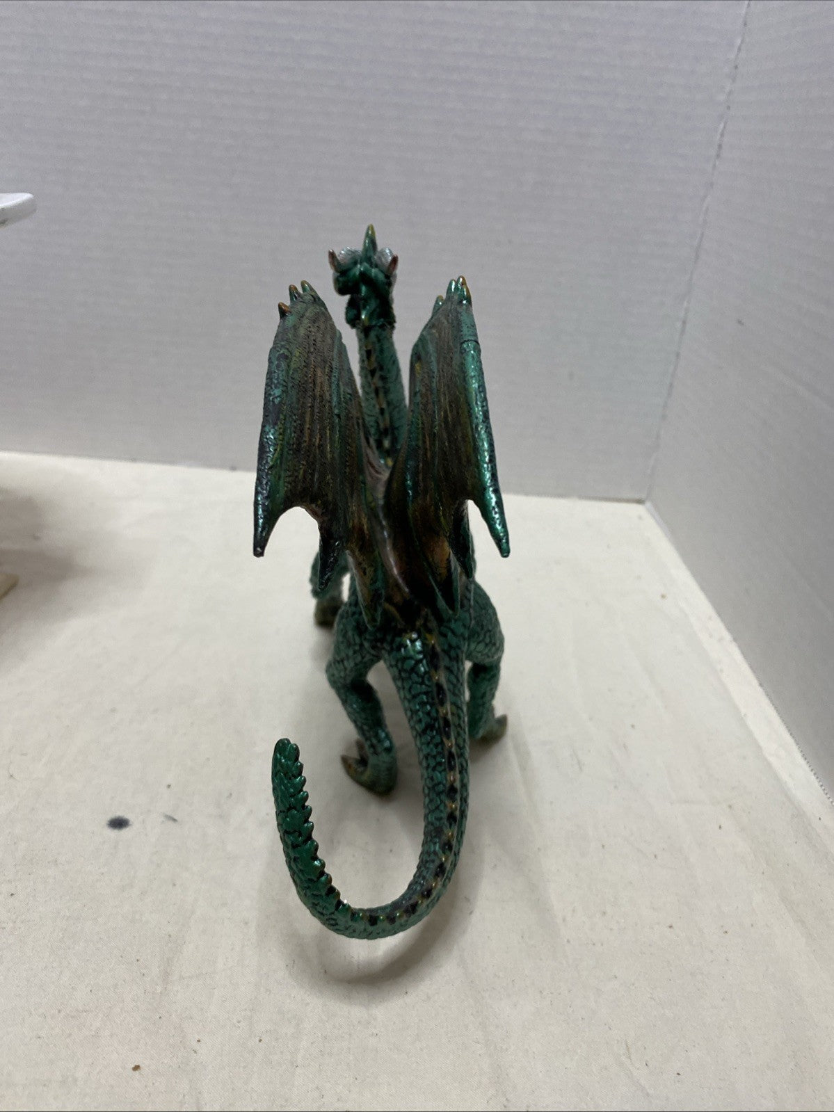 Green Dragon Myths and Marvels Figure 9"x7" Soft Rubber