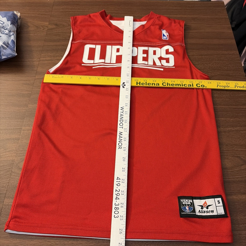 Men’s Small Kawhi Leonard Clippers Basketball Reversible Jersey #2 Red White