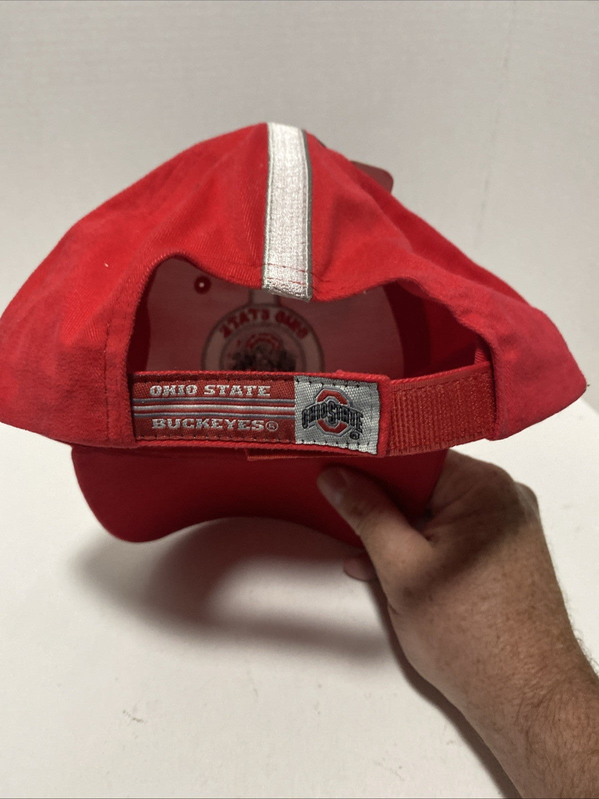 Ohio Ohio State buckeyes baseball cap red NWT adjustable back