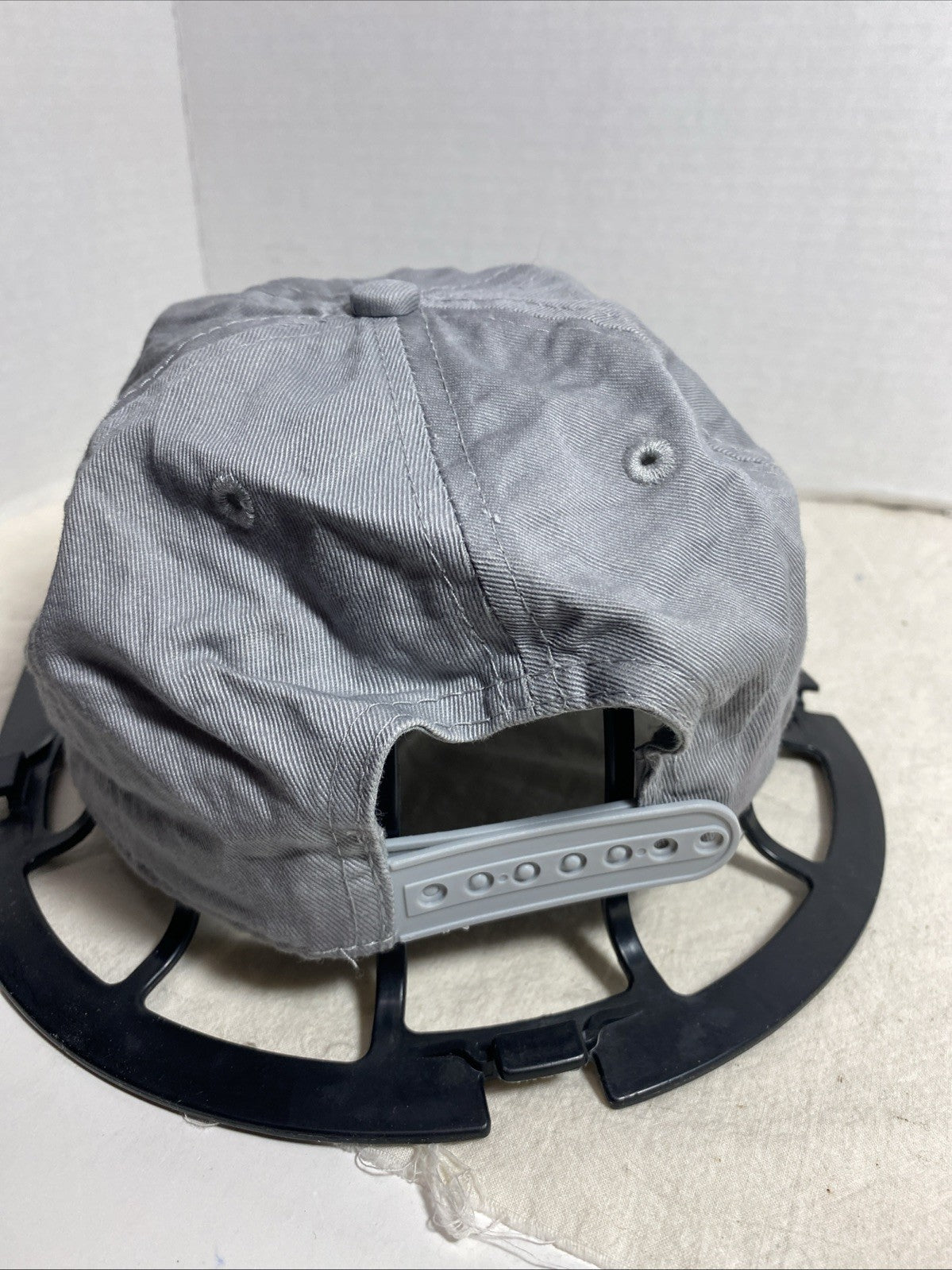Ohio State Buckeyes Hat Cap One Size Gray Strap Stretch Logo NCAA
