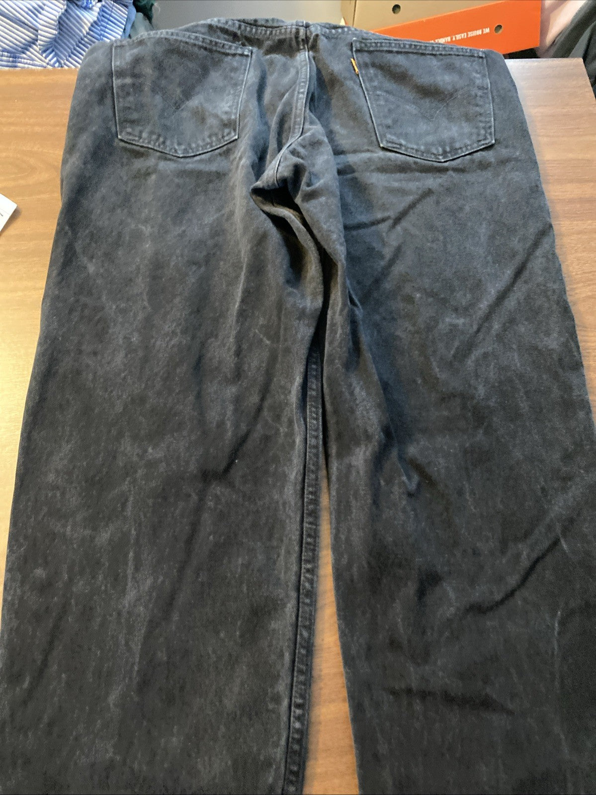 Levi's Men's 550 Relaxed Fit Jeans - 38x30 - Black