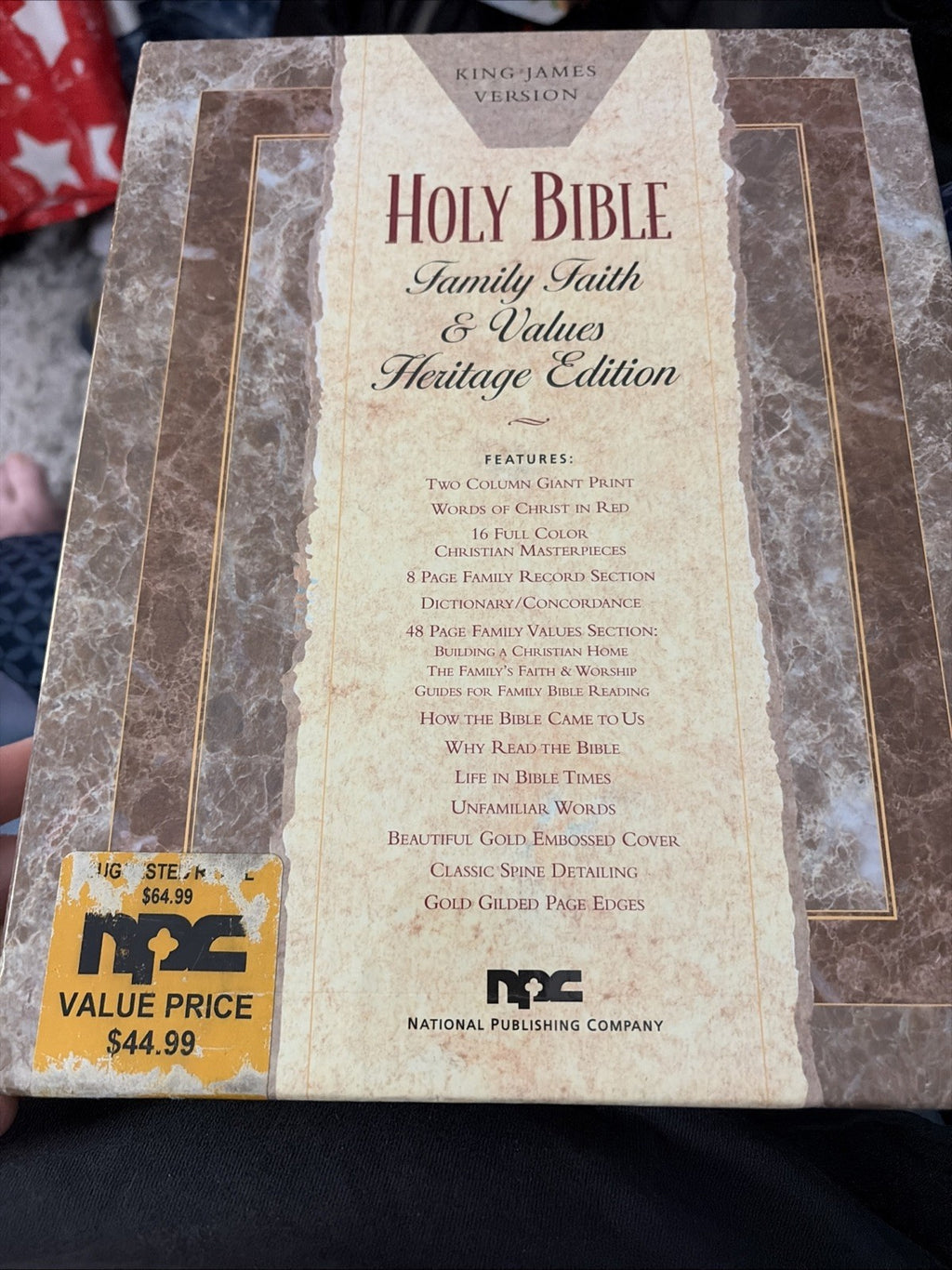 Family Faith and Values Bible by National Bibles