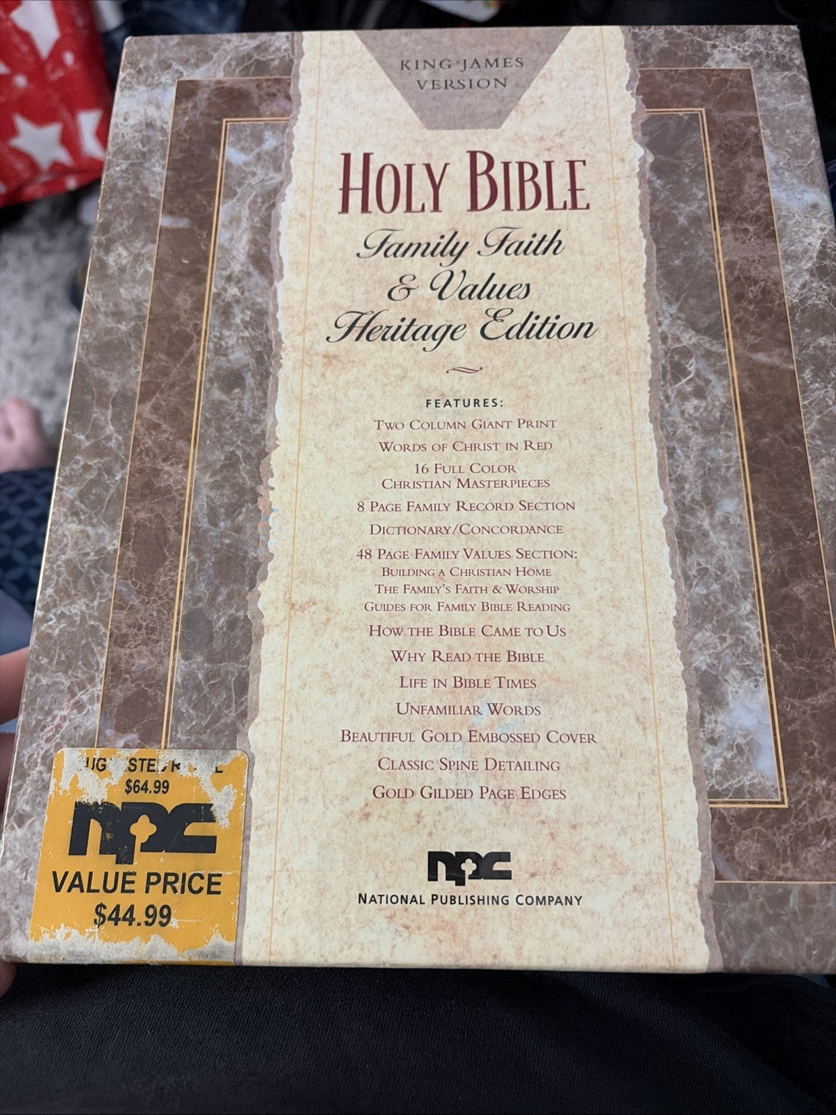 Family Faith and Values Bible by National Bibles