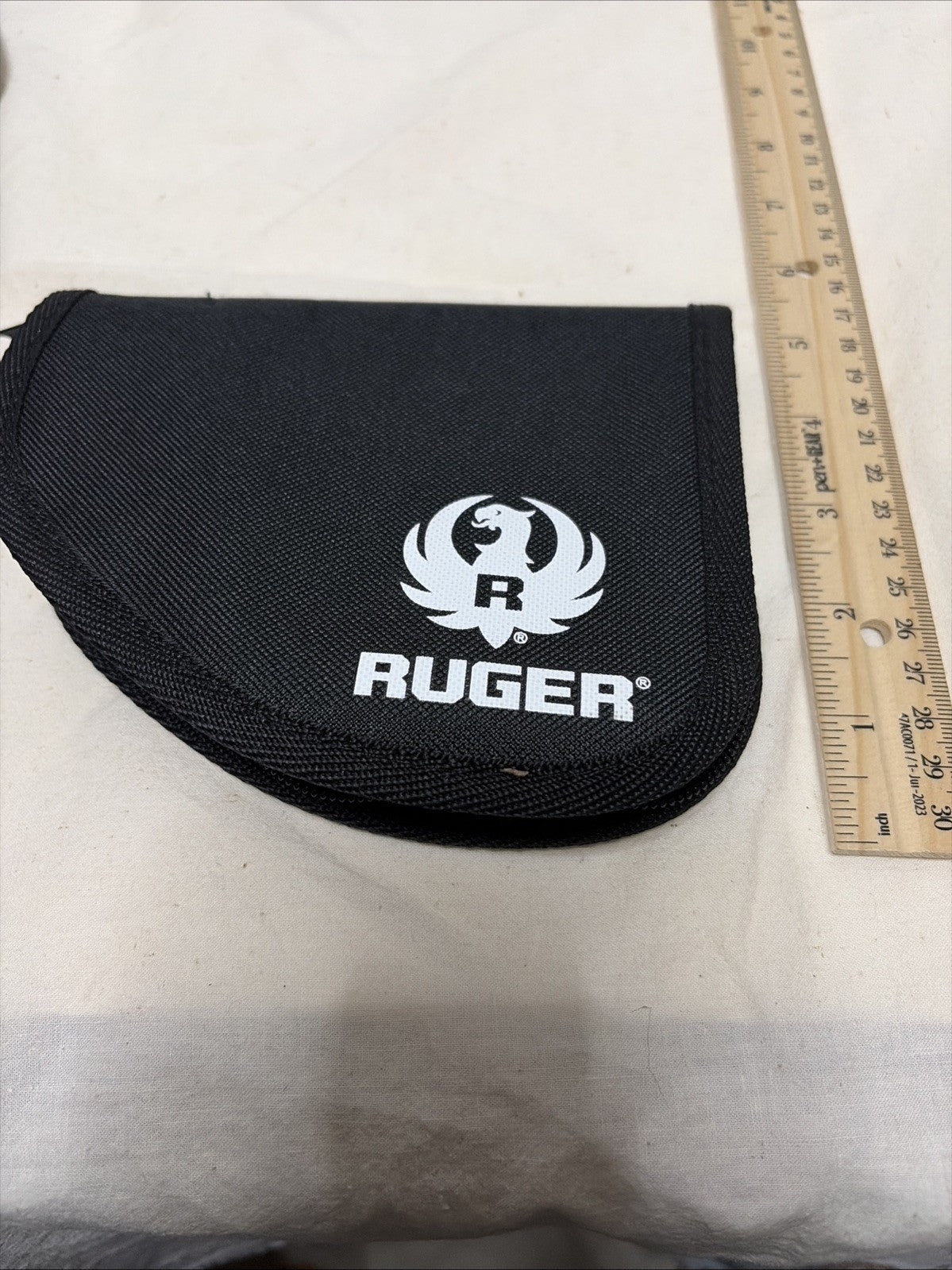 Ruger LCP Compact Pistol Black Nylon Ambidextrous Pocket Holster Zipper Case
