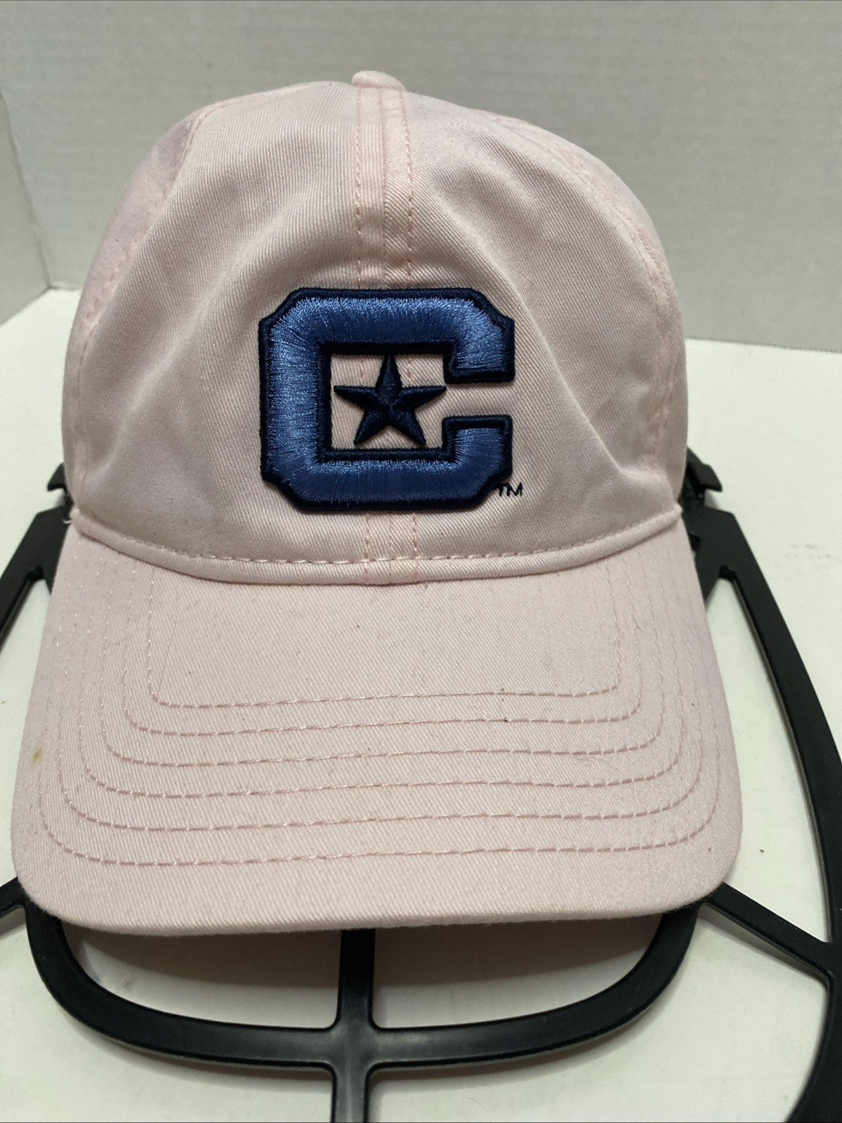 The Citadel Bulldogs Hat Cap Strap Back Pink Cap Under Armor