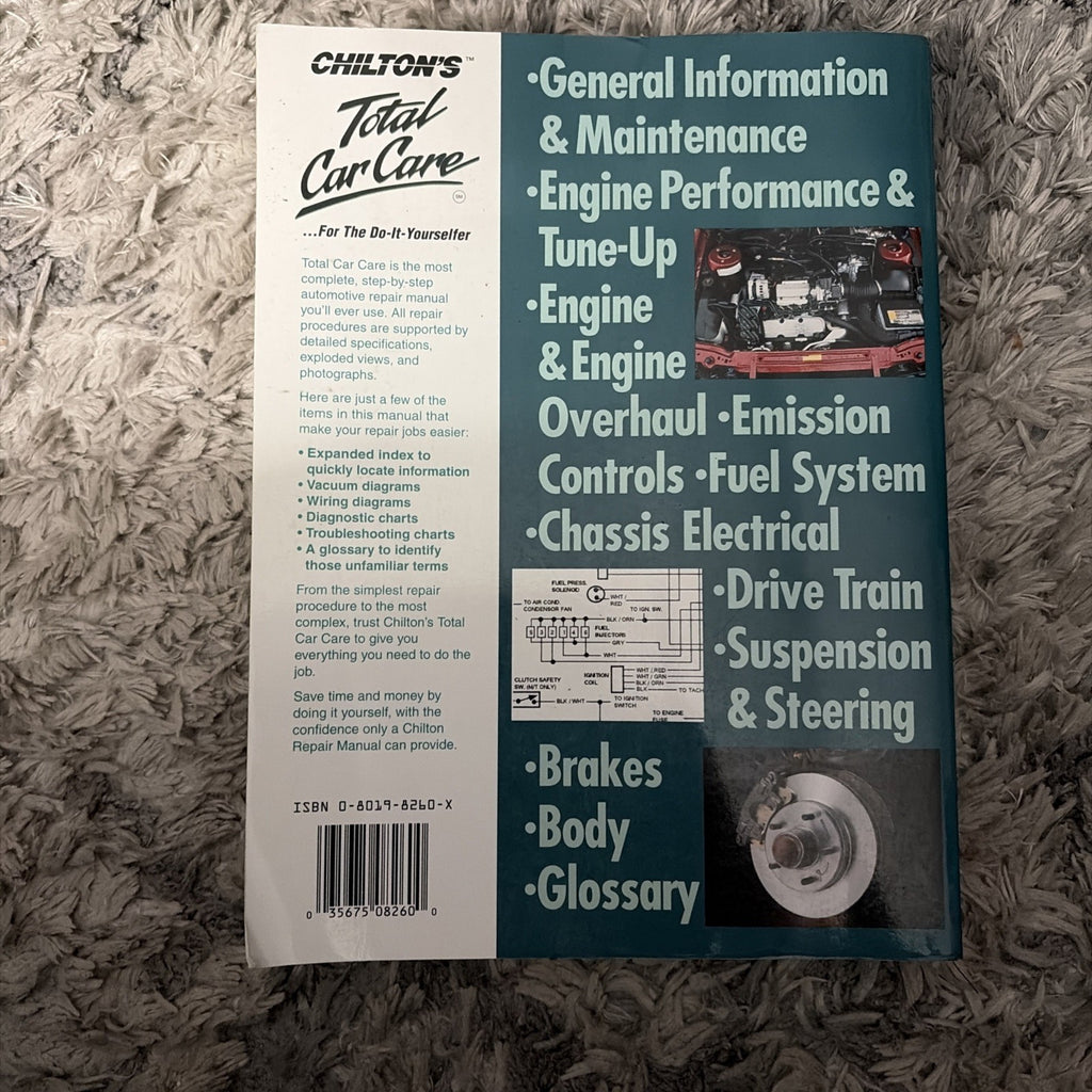Chilton's Repair Manual Chevrolet Camaro 1982-92 #8260 Paperback