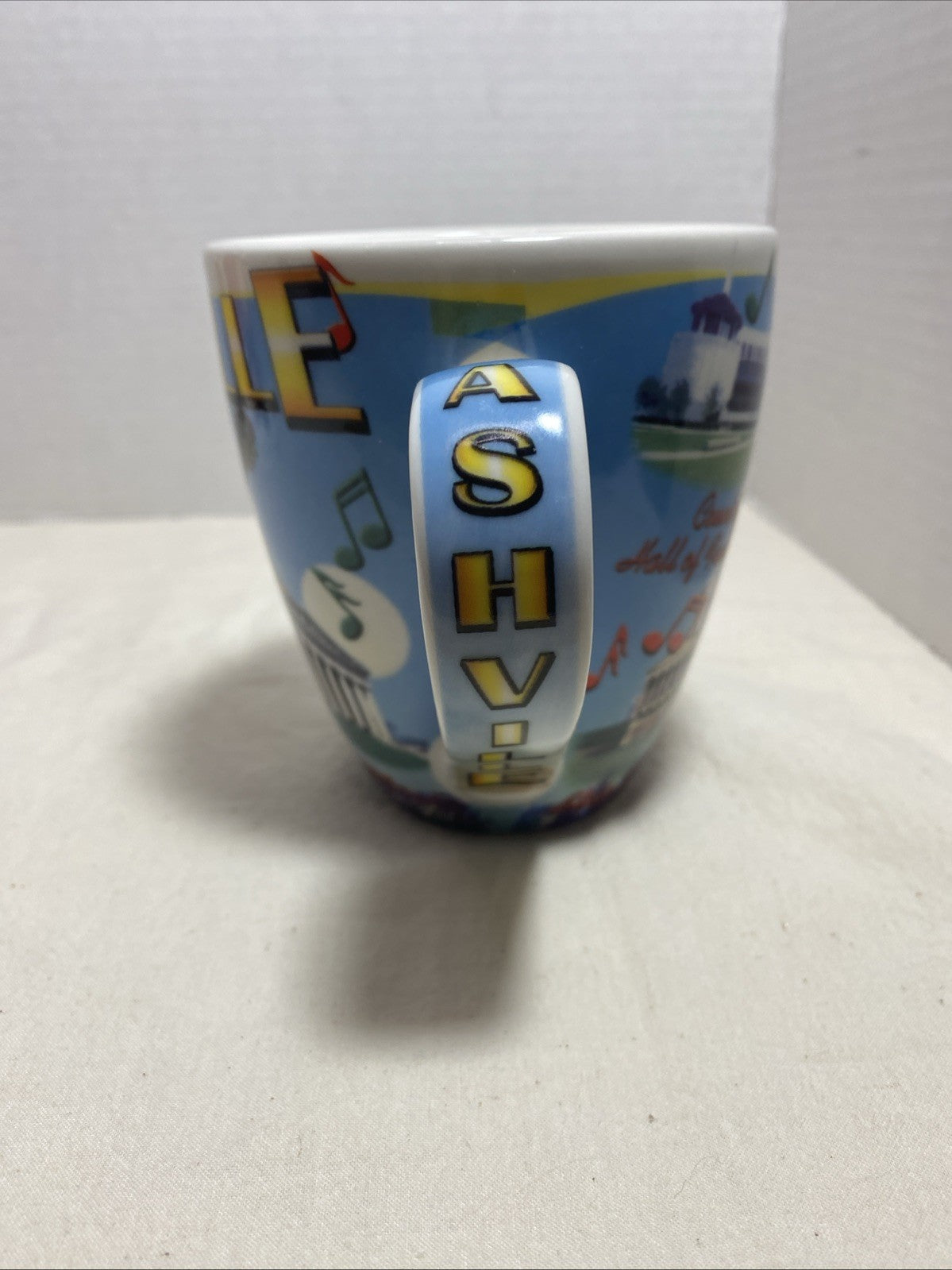 Guitar mug Nashville Tennessee Music City Country Music Coffee Tea Mug cup