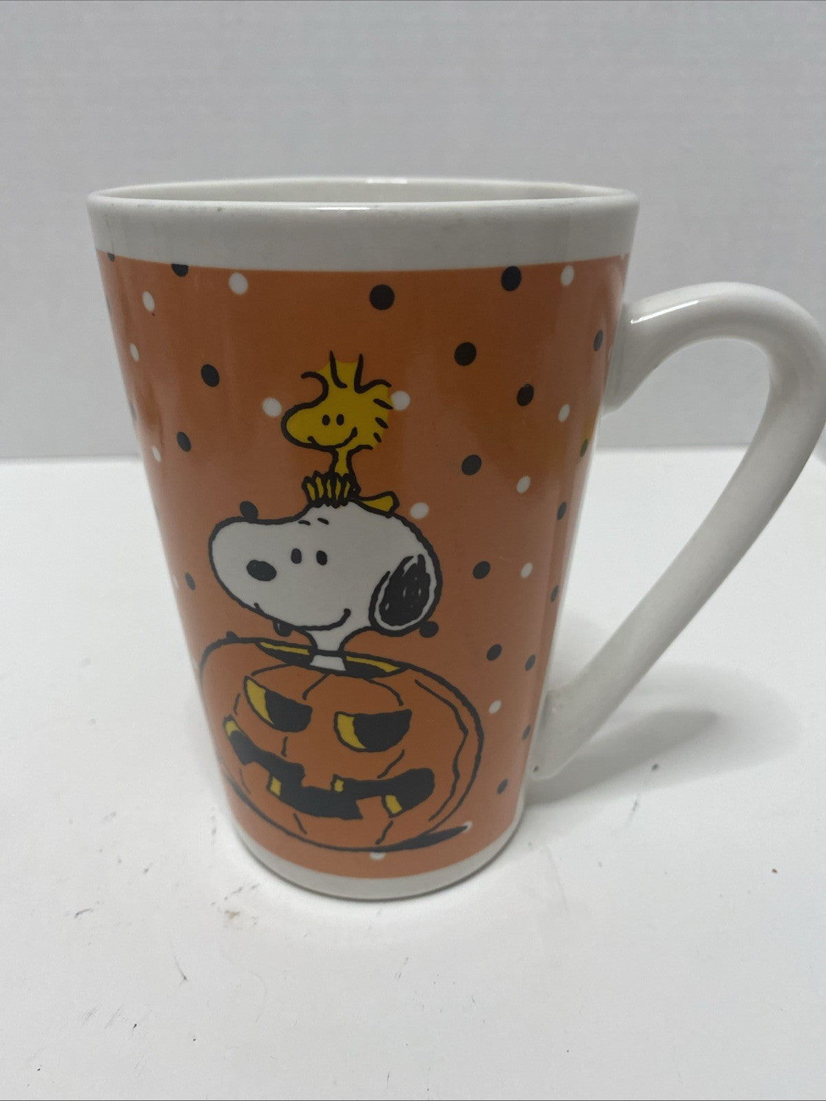 Peanuts Halloween Snoopy & Woodstock In A Pumpkin 5" coffee Mug
