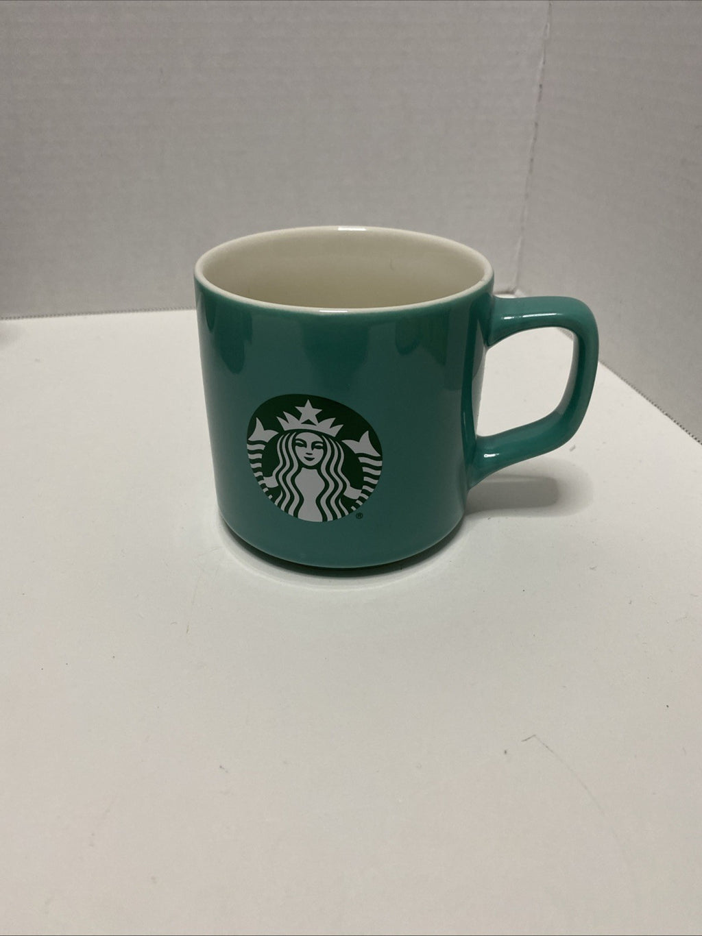 Starbucks Mint Green Mug Mermaid Green White Logo Ceramic Coffee/Tea Mug (2021)
