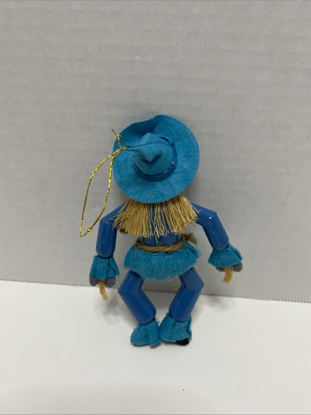 Kurt S Adler Halloween Scarecrow Christmas Ornament Wizard Of Oz Blue