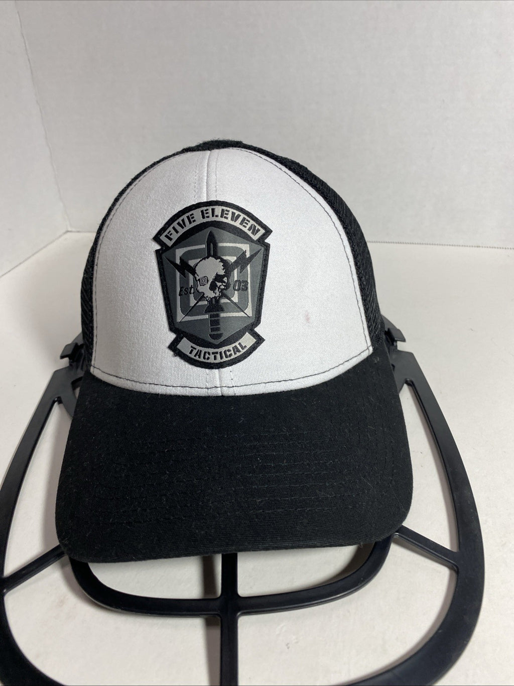 Five Eleven 511 5.11 Tactical Hat Skull Logo Mesh back Snapback Trucker Cap