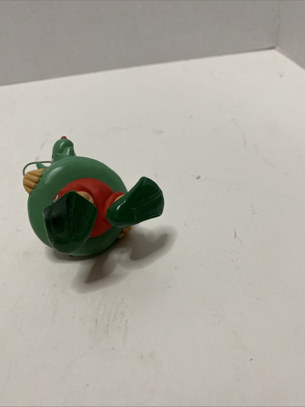 Hallmark Tree Ornament 1985 Santa & Flippers With Reindeer Inner tube