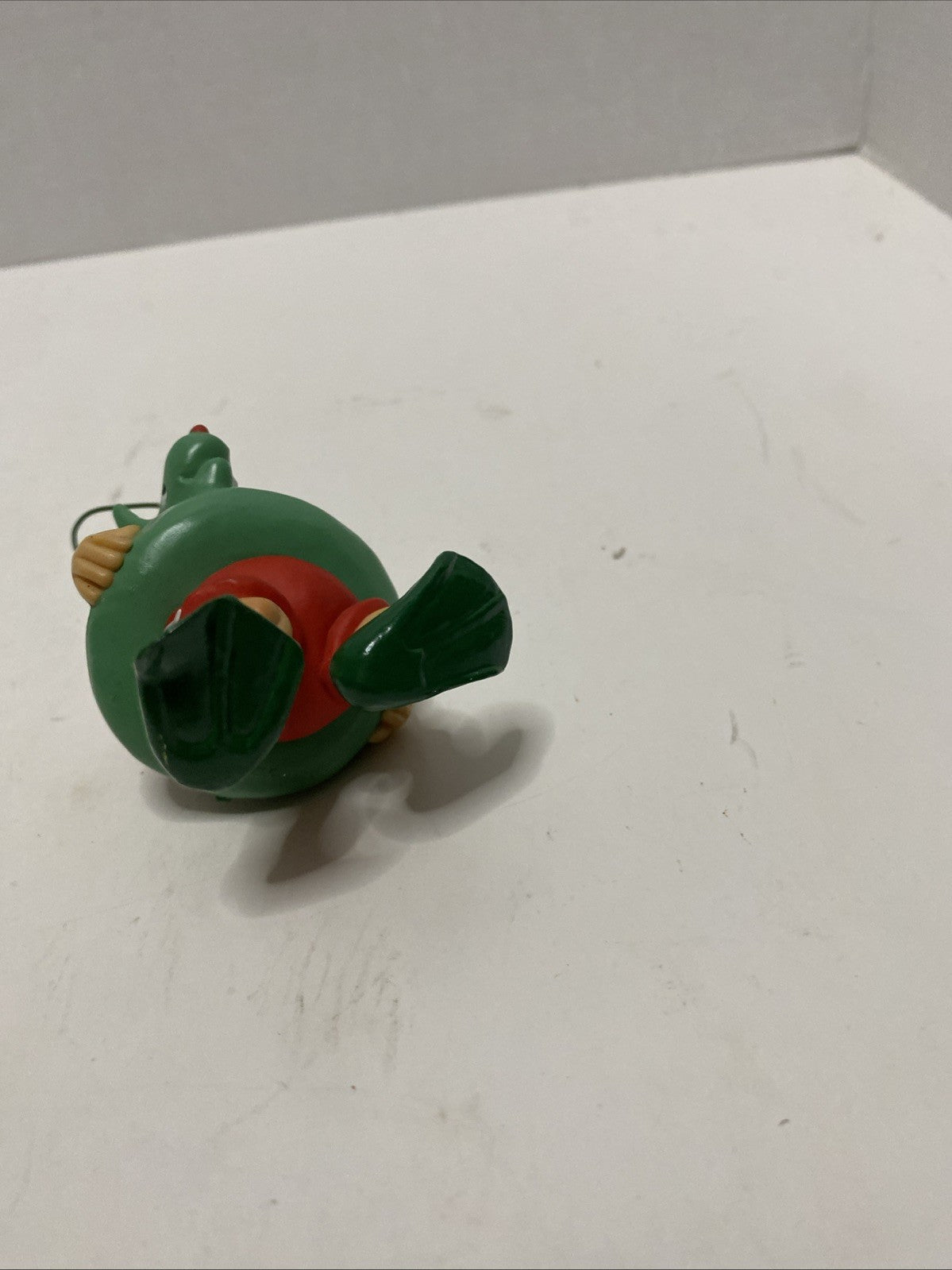 Hallmark Tree Ornament 1985 Santa & Flippers With Reindeer Inner tube