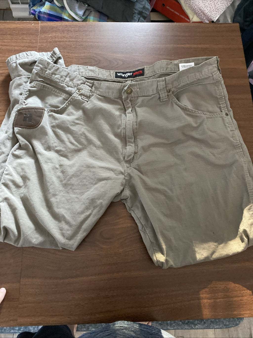 Wrangler RIGGS Workwear Pants Mens 40 x 30 Tan/Khaki Cargo