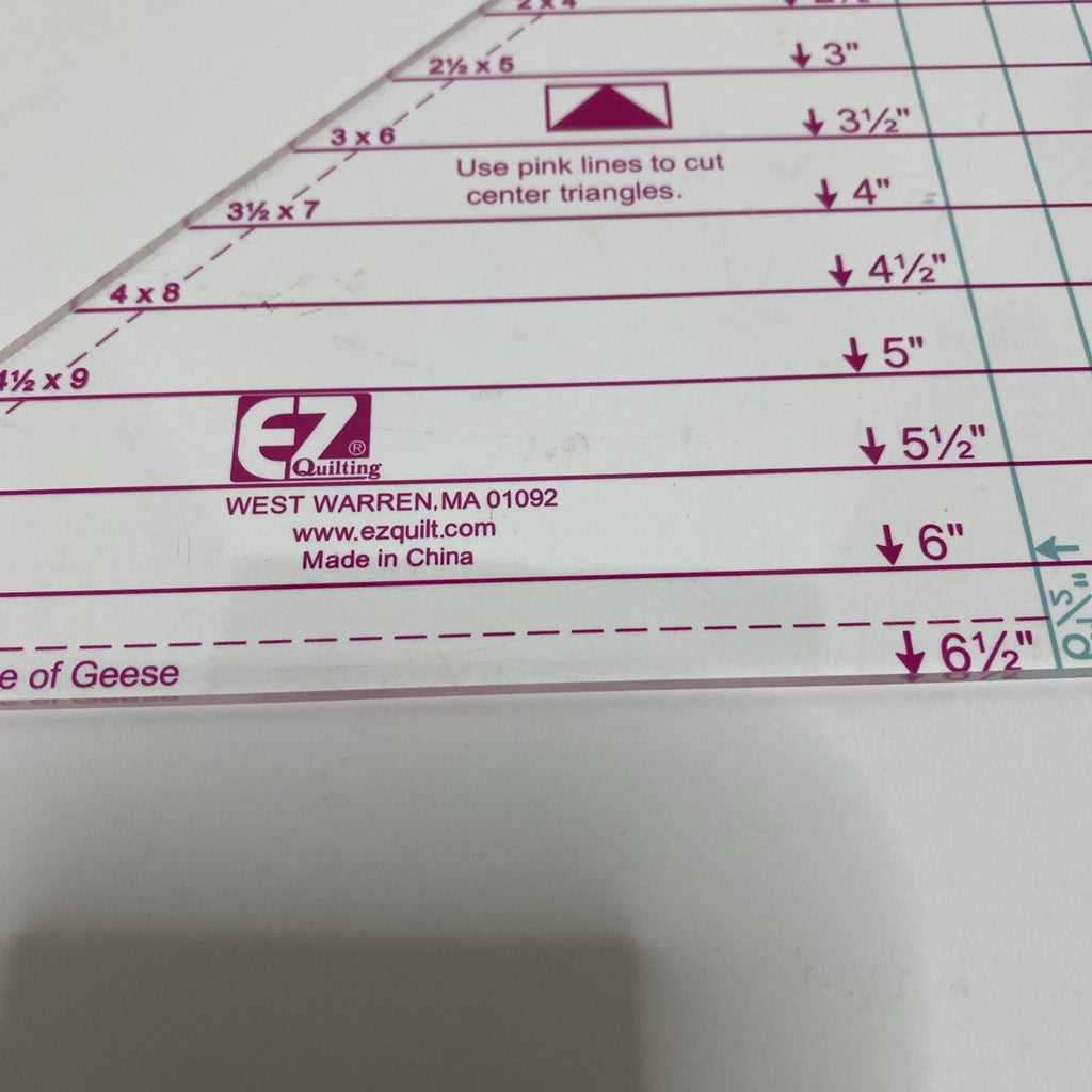 EZ Quilting Easy Star & Geese Ruler-9-1/4"X13" - 8823748