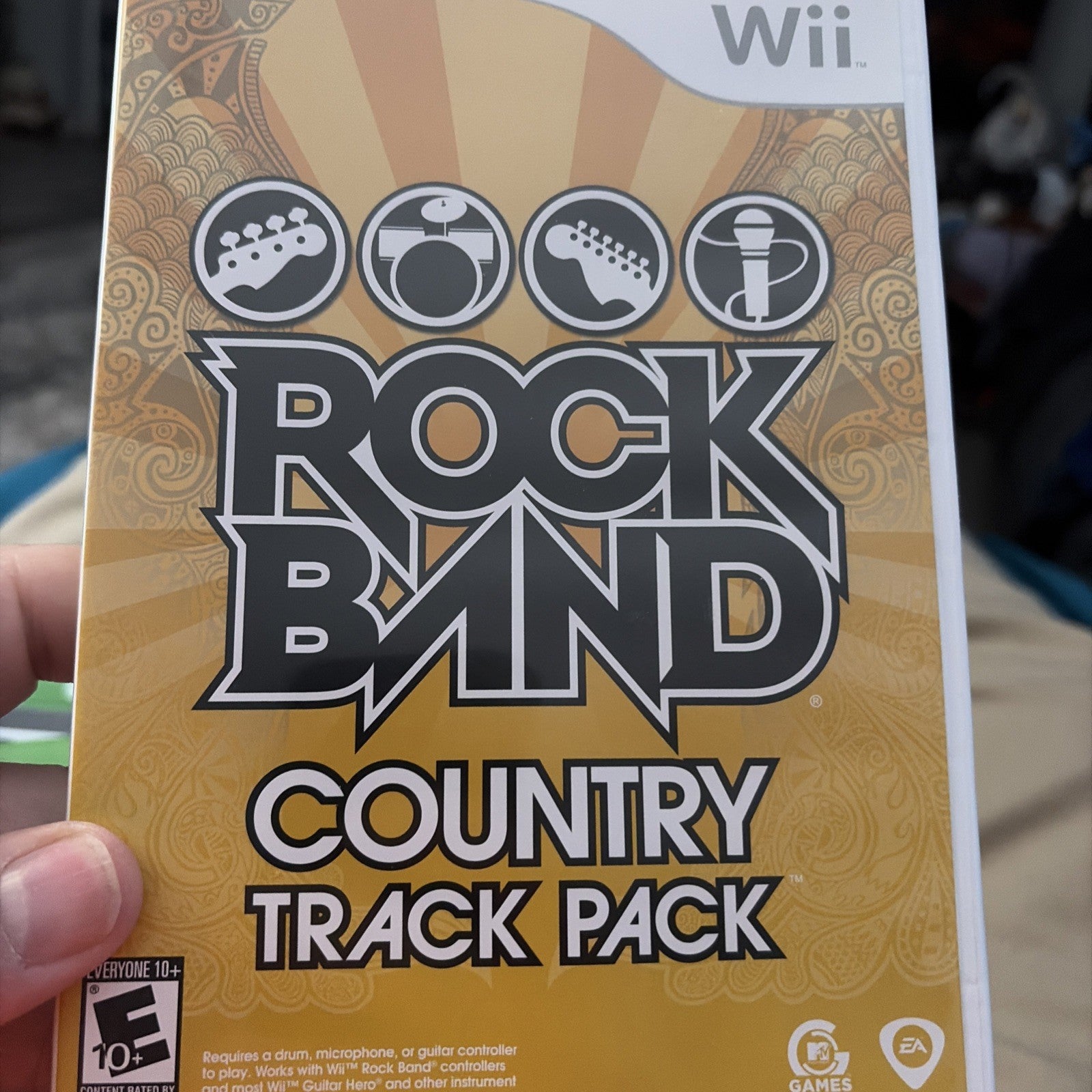 Rockband Country Track Pack Nintendo Wii Complete With Manual CIB Tested Working
