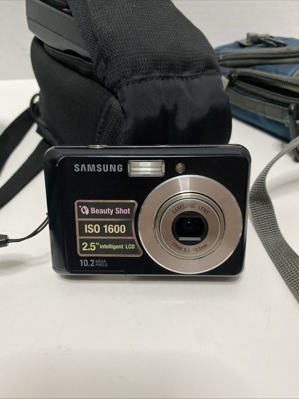 Samsung SL40 Digital Camera 12.2MP 3x Zoom Black  untested & for parts
