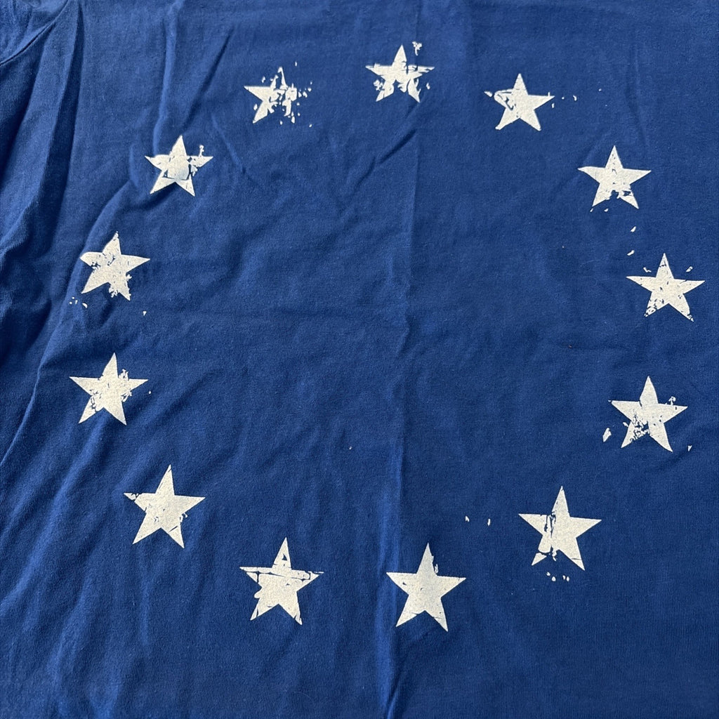 Grunt Style Men’s Tee Shirt Size M Blue With Stars