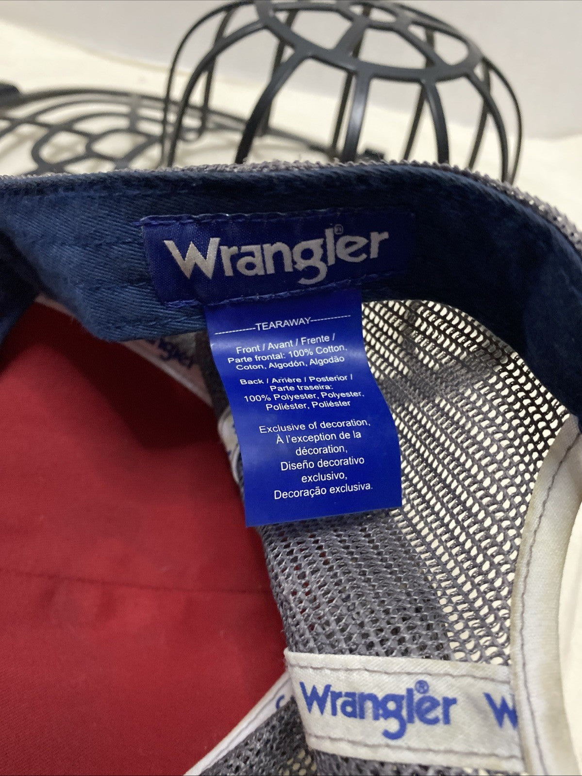 Wrangler Est. 1947 - USA Mesh Back, Snapback Hat Cap, American Flag Patch