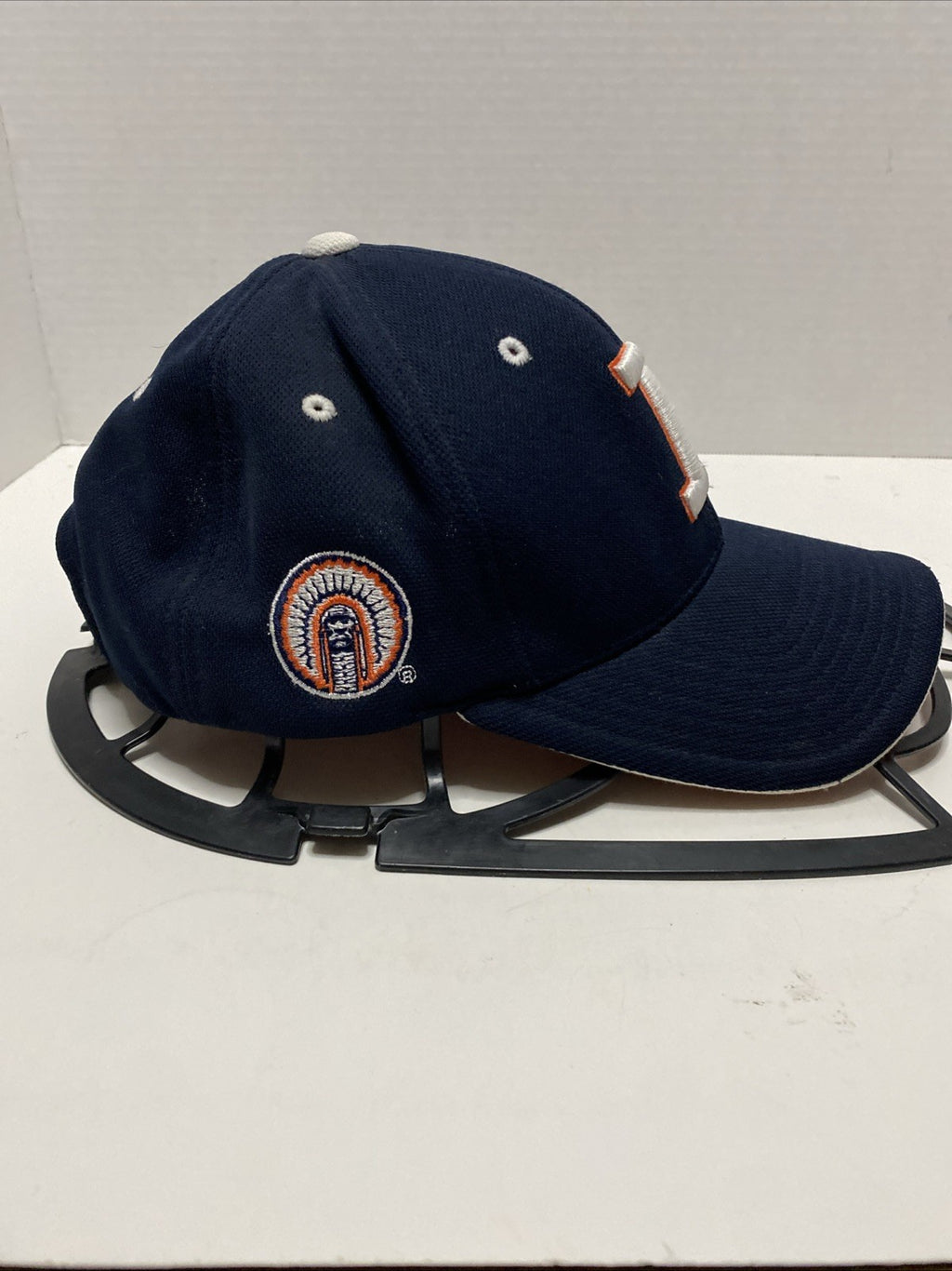 Vintage University of Illinois Hat Fighting Illini Hat Cap Chief Illniwek Logo