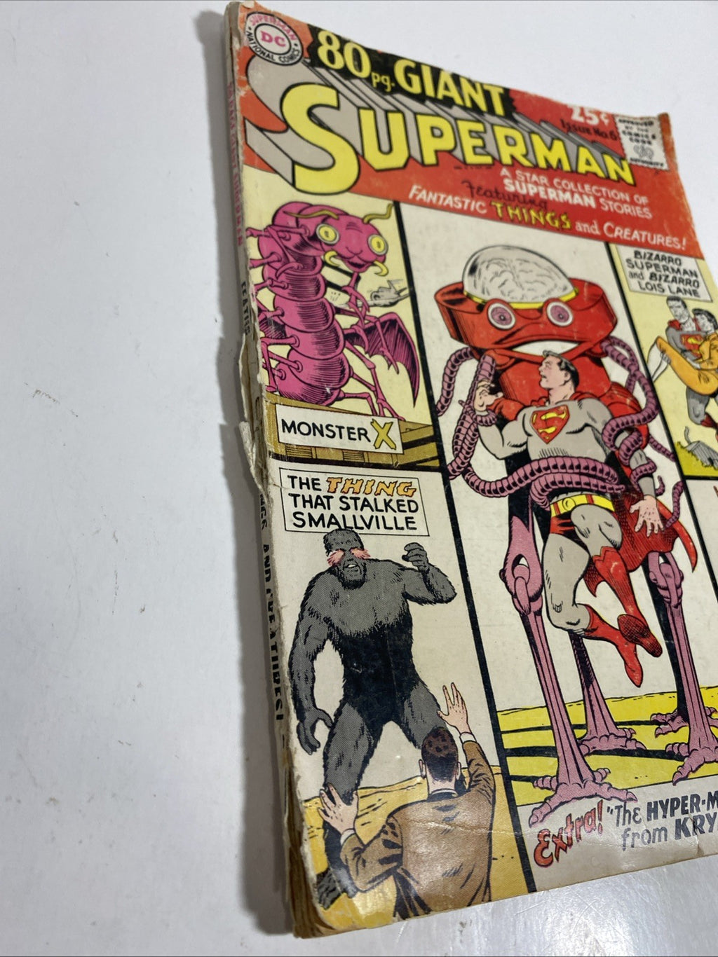 Superman Annual #6 VG 1964 DC Comics 80pg Giant Bizarro Lois Lane