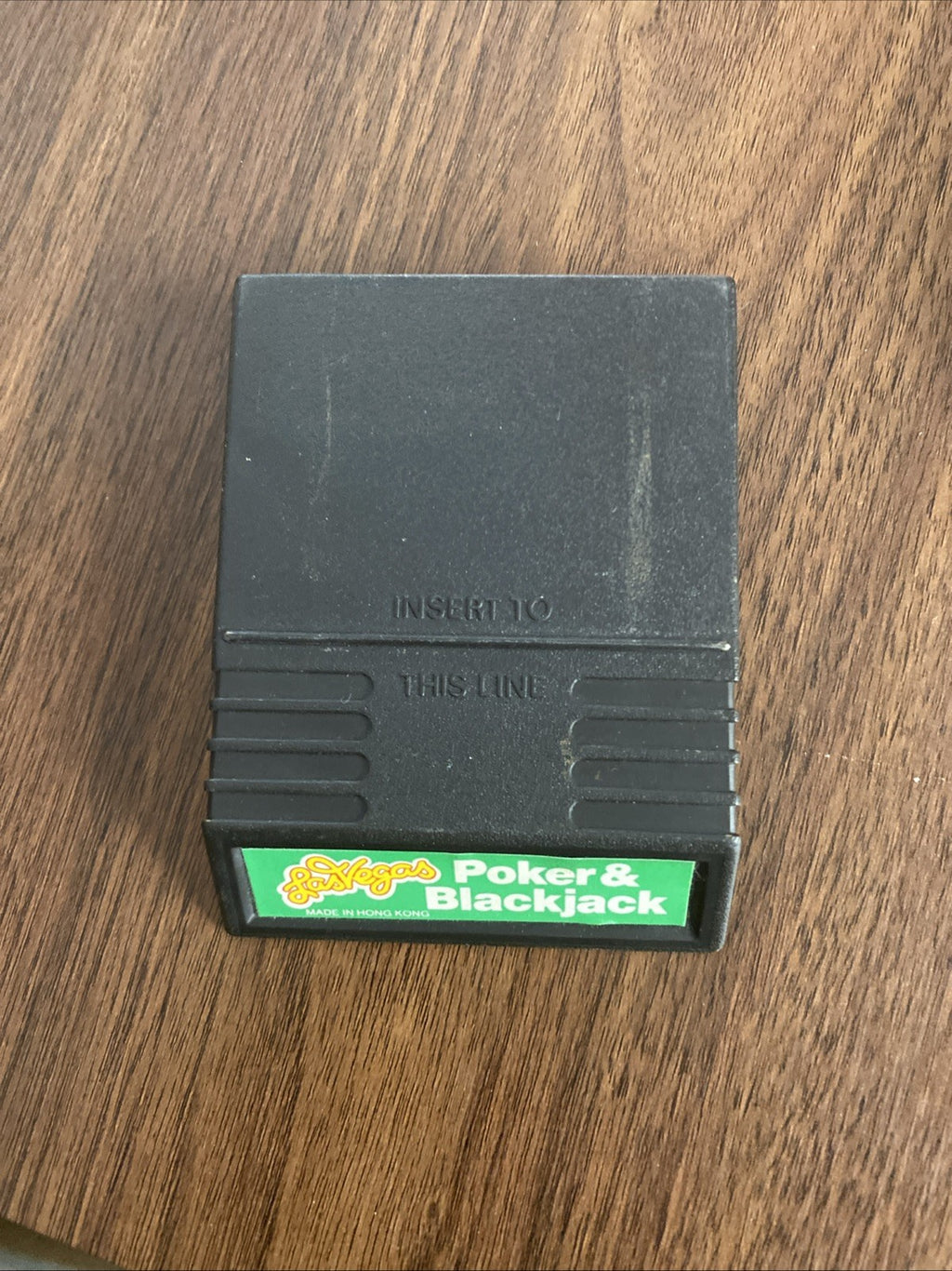 Sears Tele-Games Mattel Poker & Blackjack Video Game 1979 Made in Hong Kong