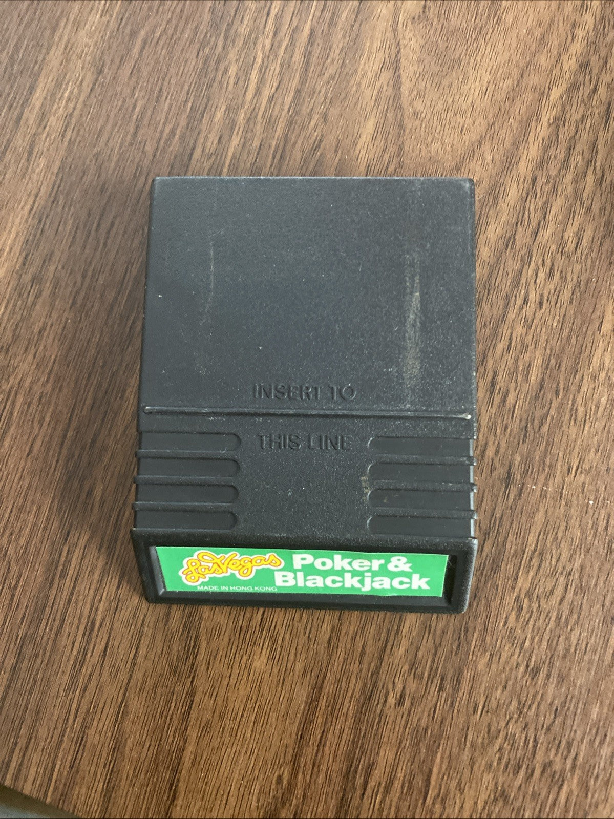 Sears Tele-Games Mattel Poker & Blackjack Video Game 1979 Made in Hong Kong