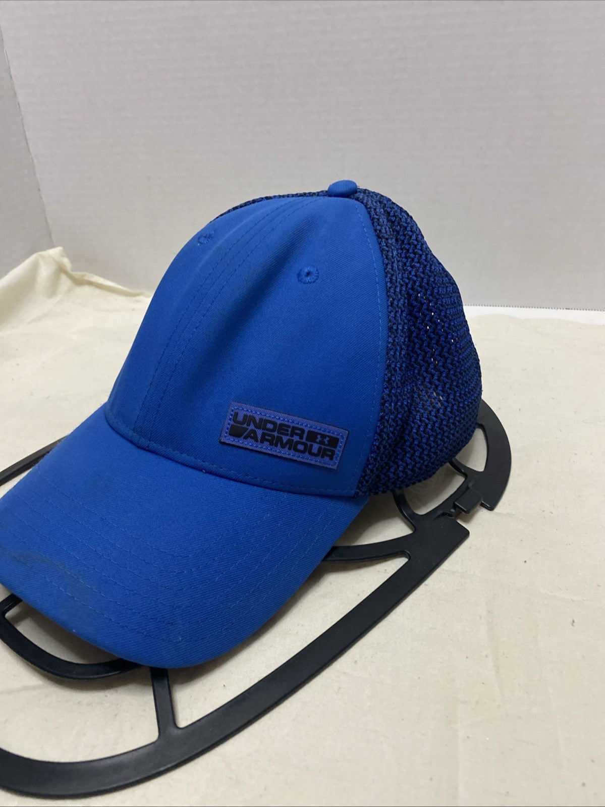 Under Armour Blue Two Tone Mesh M/L Baseball Cap Hat