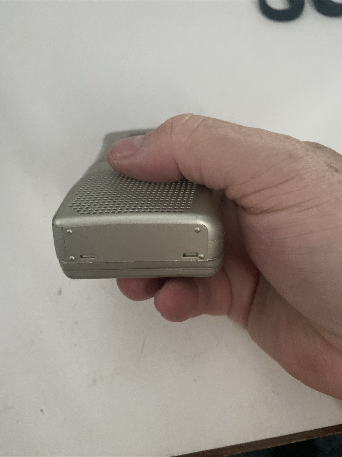 GE 3-5375A AVR Fast Playback Micro Cassette Recorder.  See Description As/Is