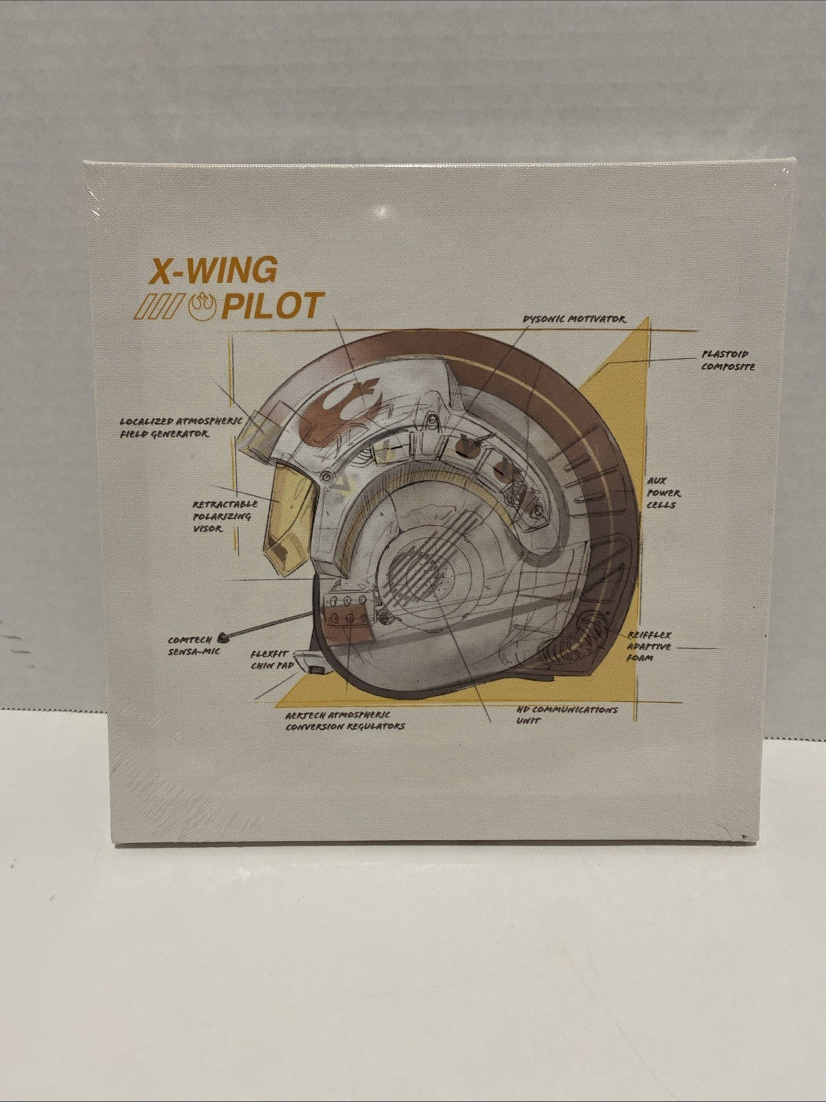 Disney Star Wars X wing pilot helmet picture artwork
