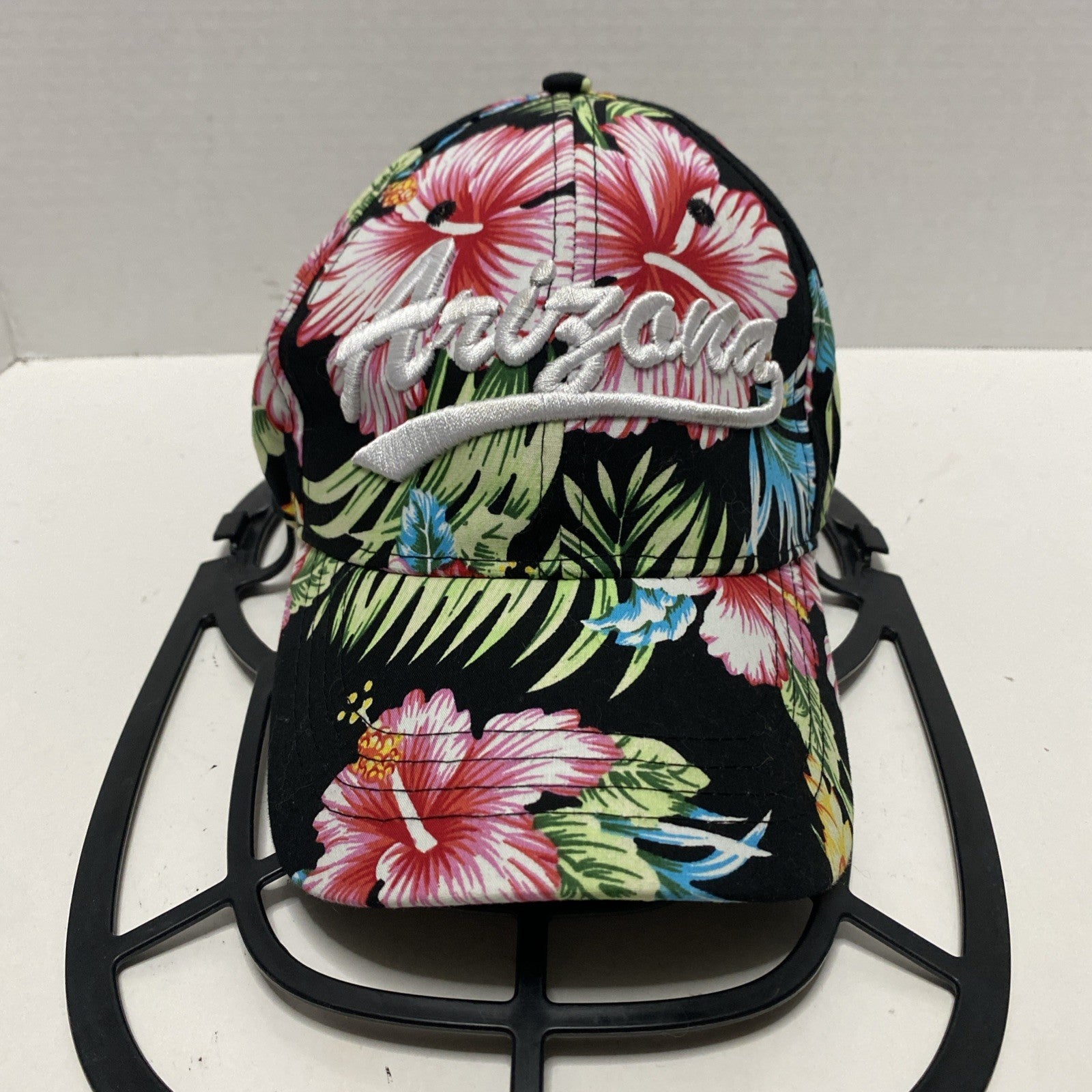 Women's Floral Baseball Cap Hat Arizona Embroidered Snapback Multicolor