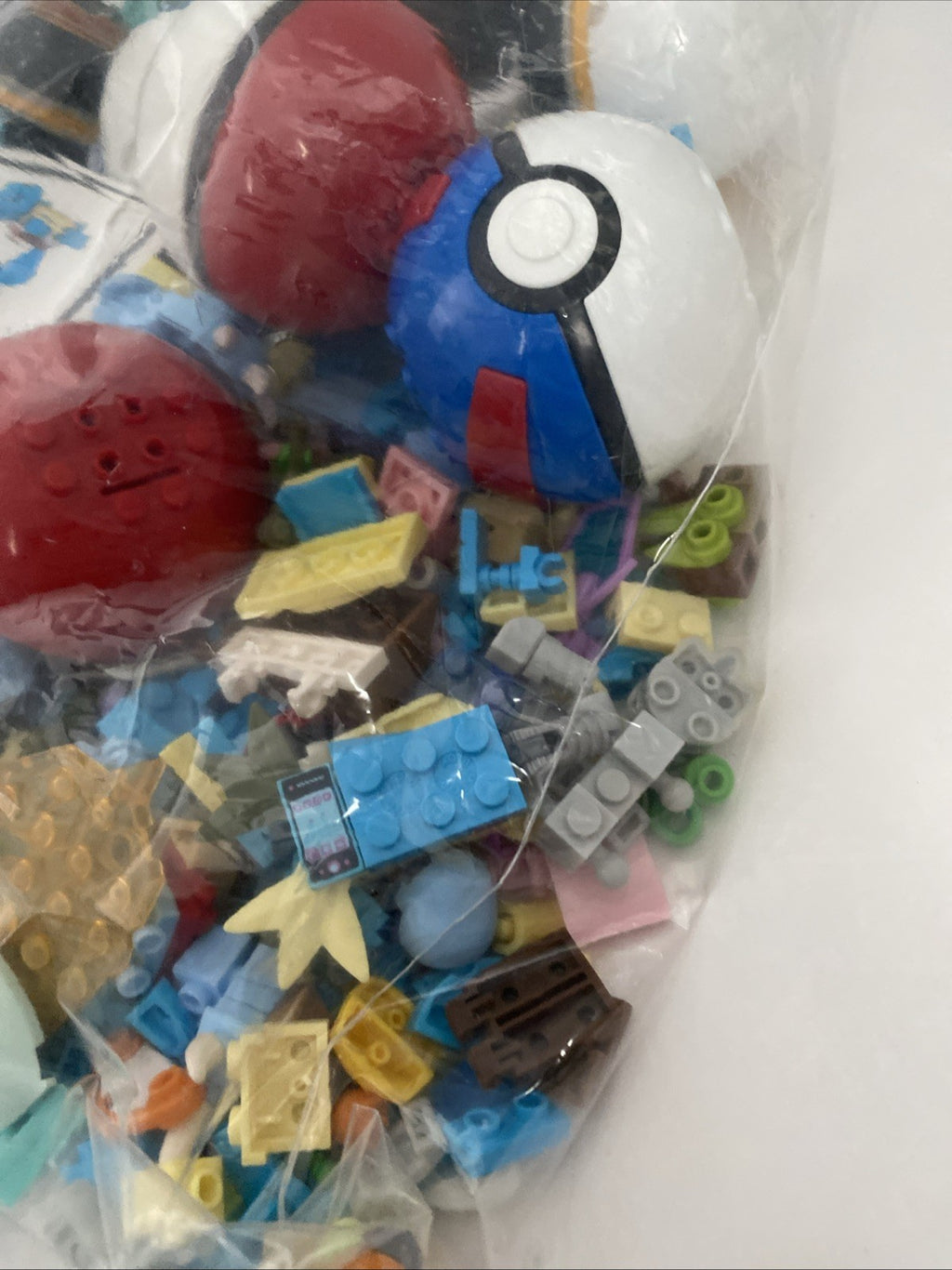 Pokémon Legos and Pokémon McDonald’s land toys bulk just under 2 pounds