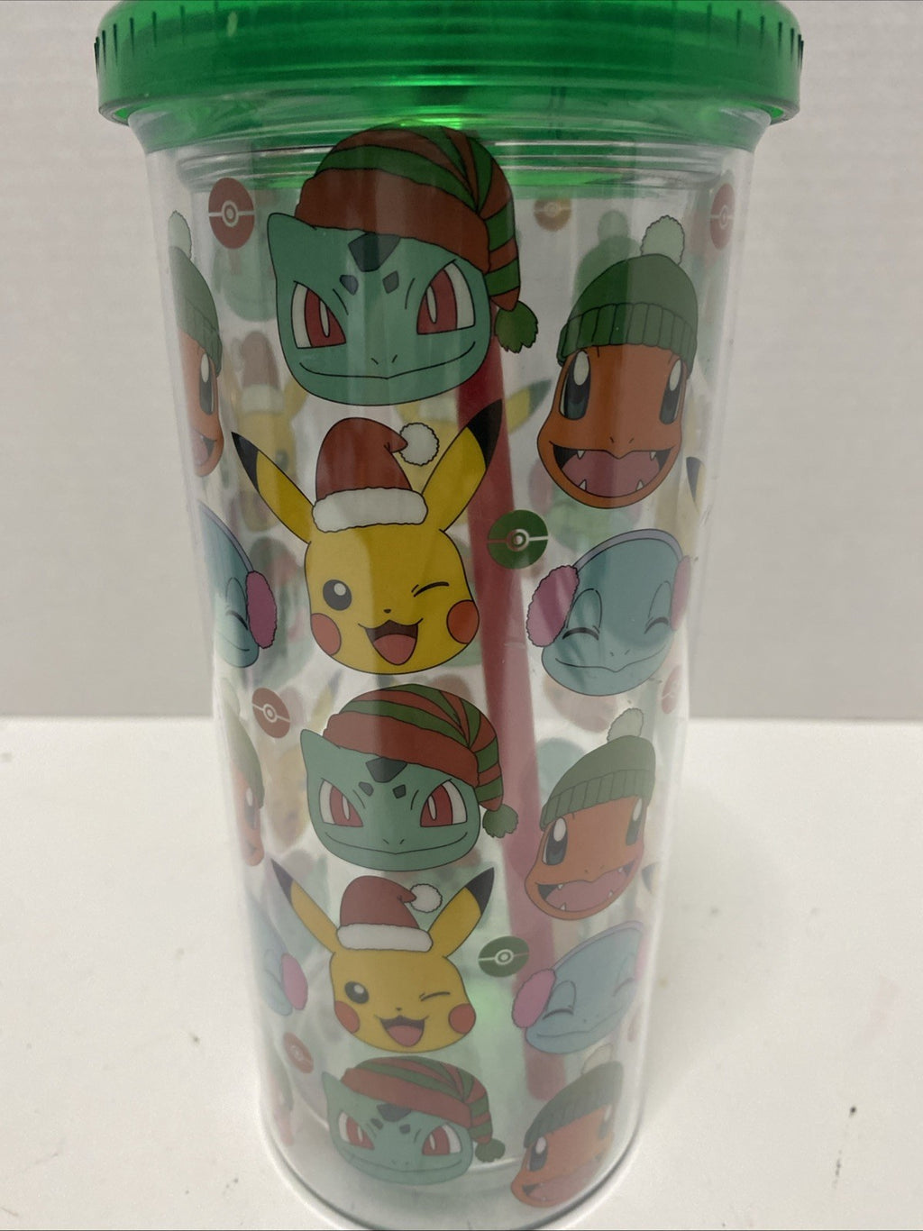 NEW Sleigh Bell Bistro Pokemon 20oz Christmas Tumbler 