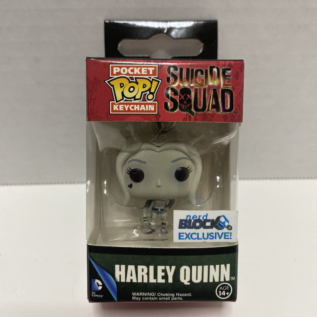 Harley Quinn Suicide Squad Pocket Funko Pop Keychain / Nerd Block Exclusive