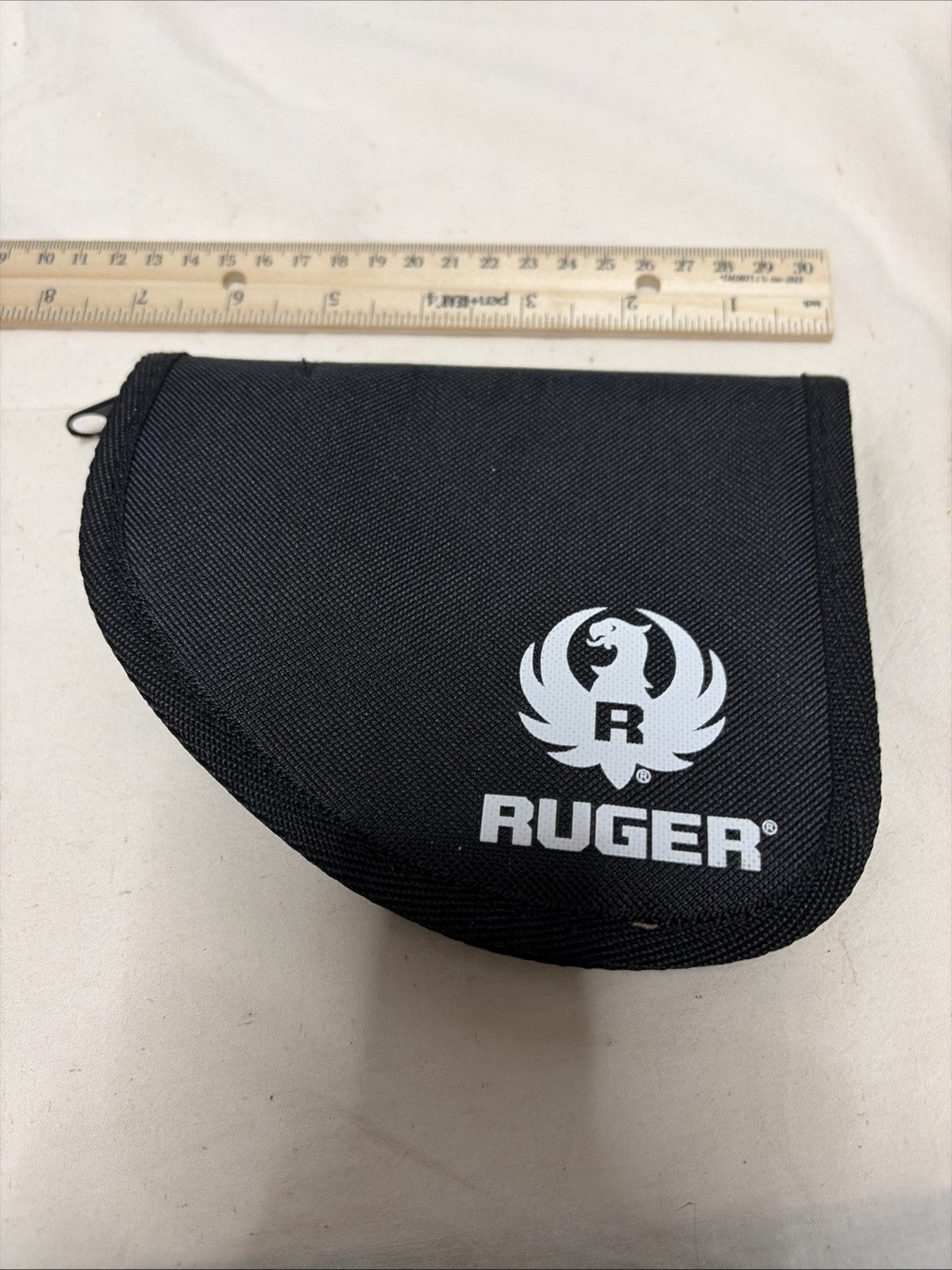 Ruger LCP Compact Pistol Black Nylon Ambidextrous Pocket Holster Zipper Case