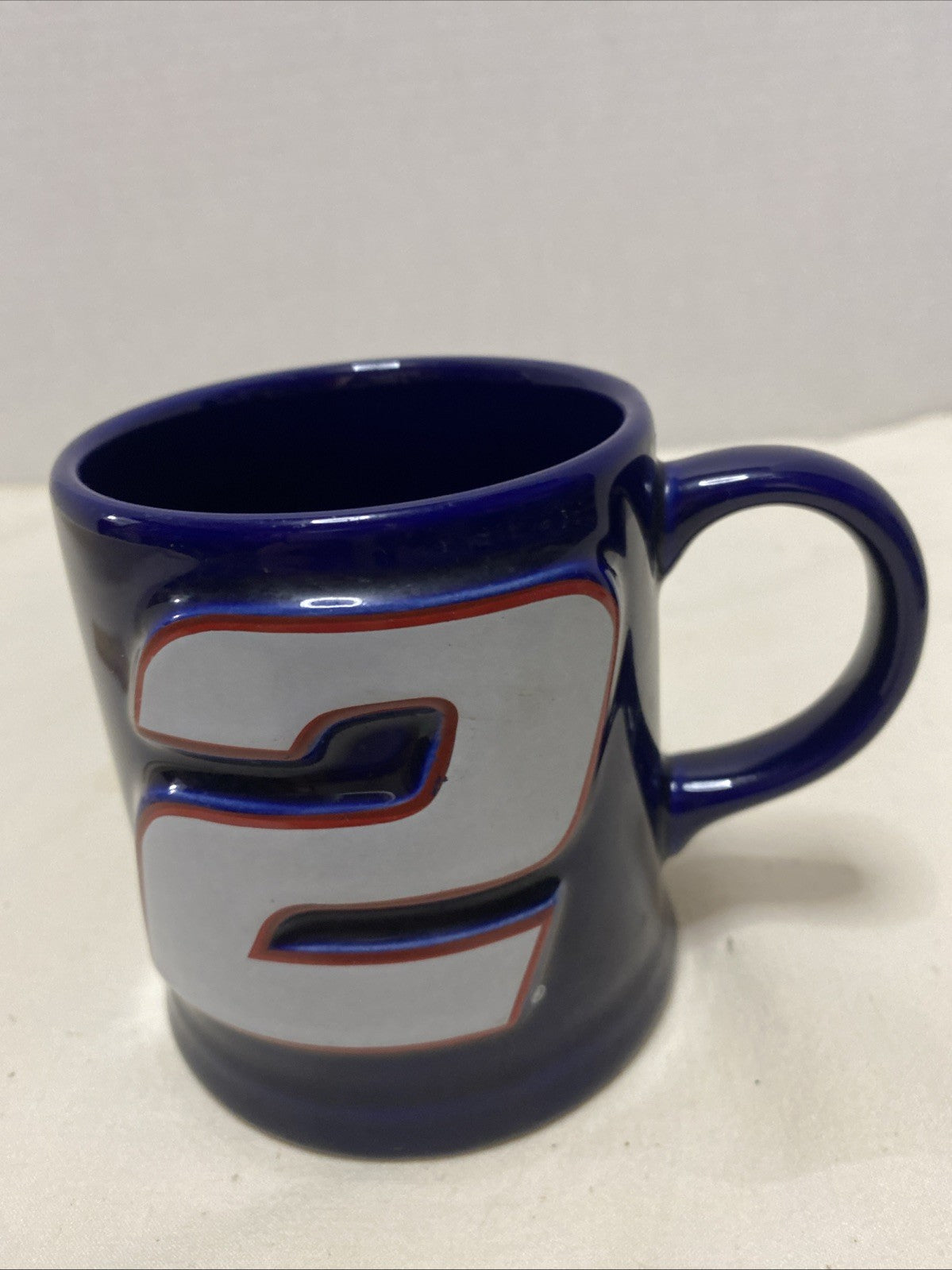 Rusty Wallace Blue Nascar #2 Coffee Tea Mug 3D Name Signature (A)