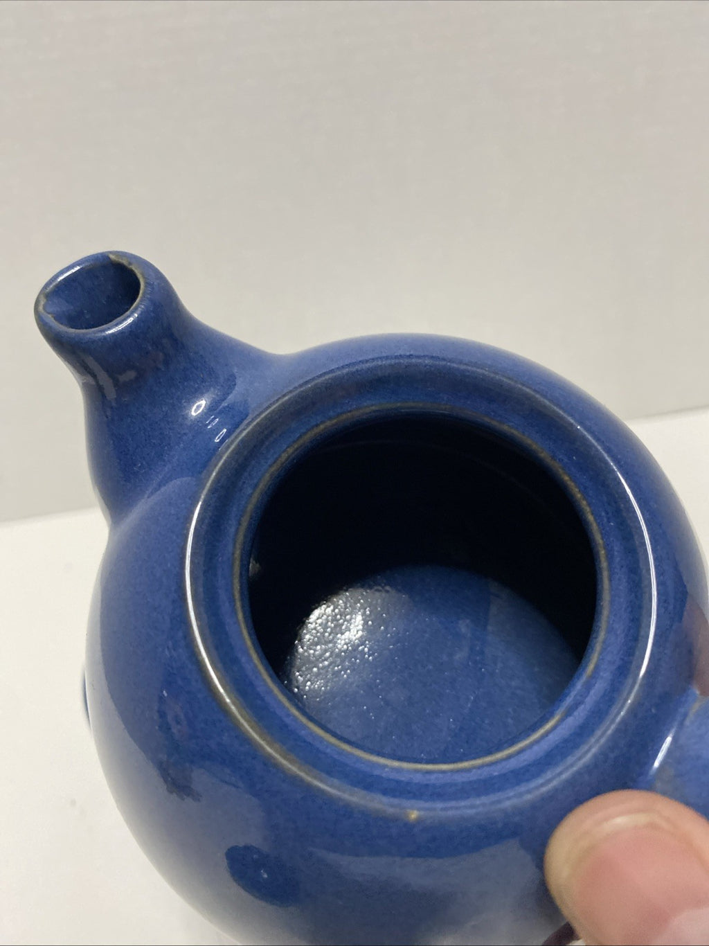 pier 1  Pottery Single Serve Teapot three piece excellent condition