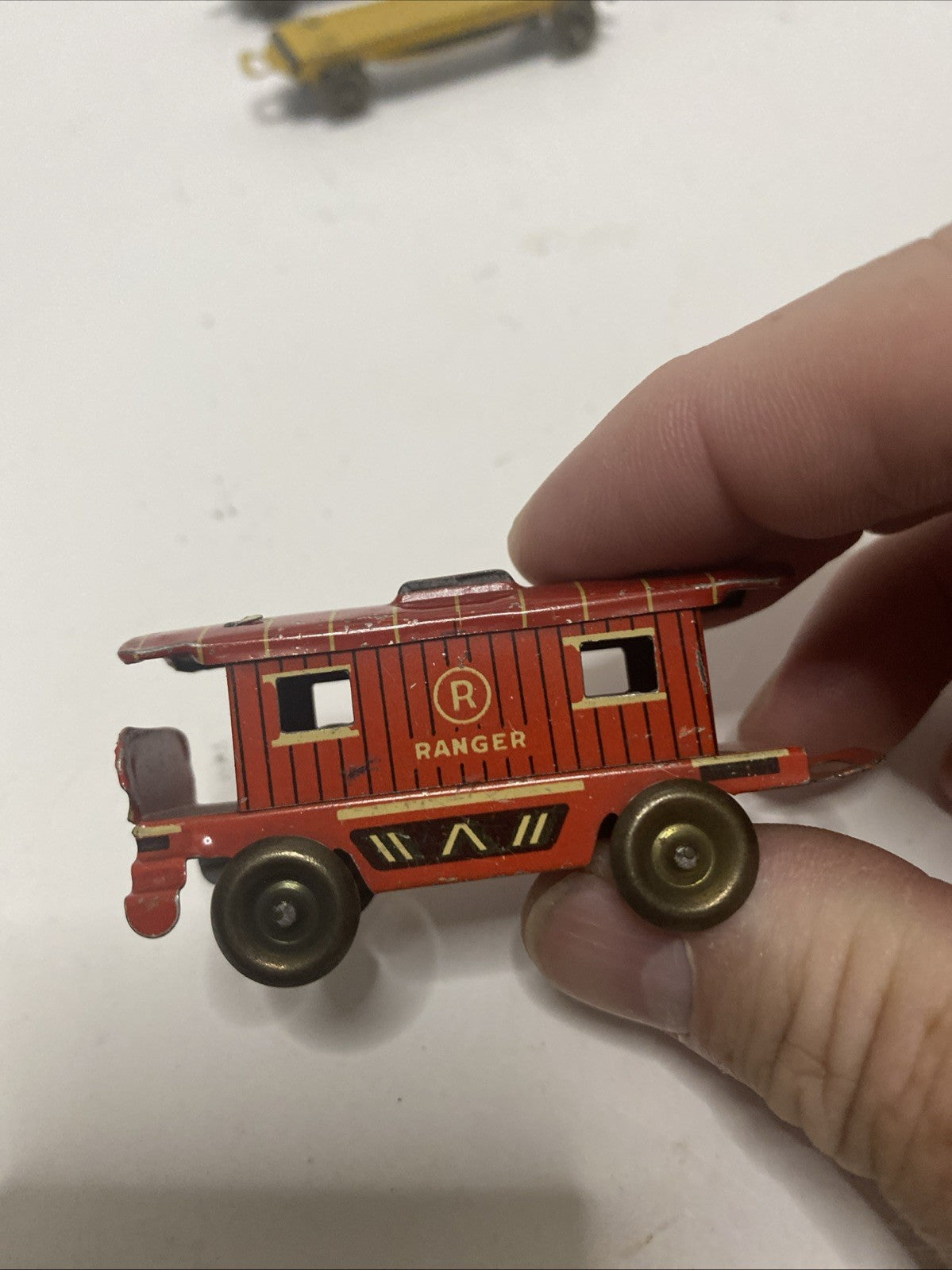 Ranger R.R. Tin Train 10 Cars  3 Engines Please See Pics