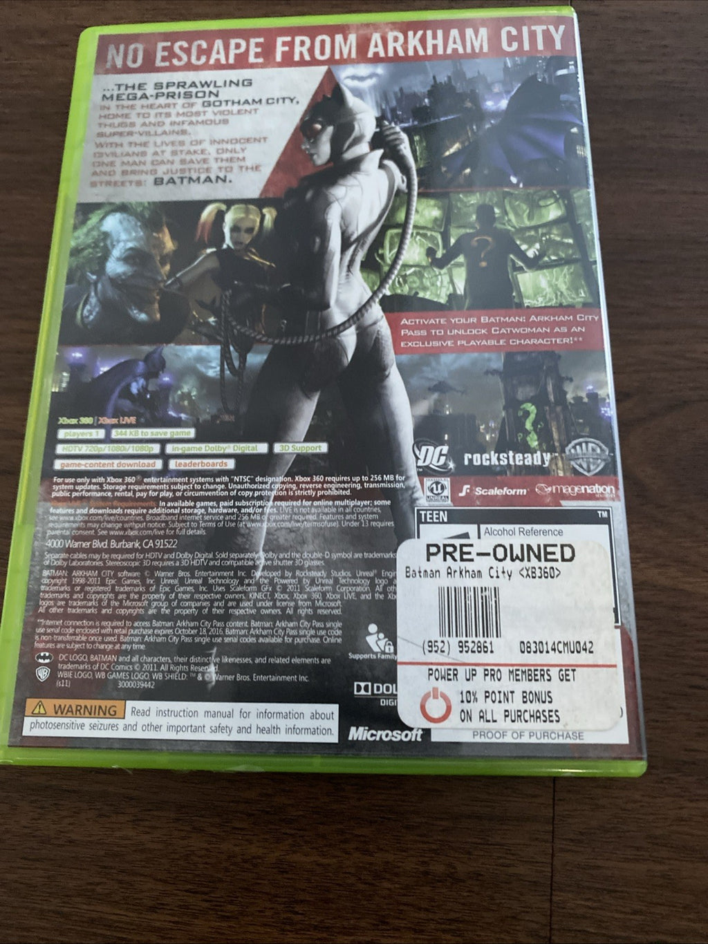 Batman: Arkham City (Microsoft Xbox 360, 2011)