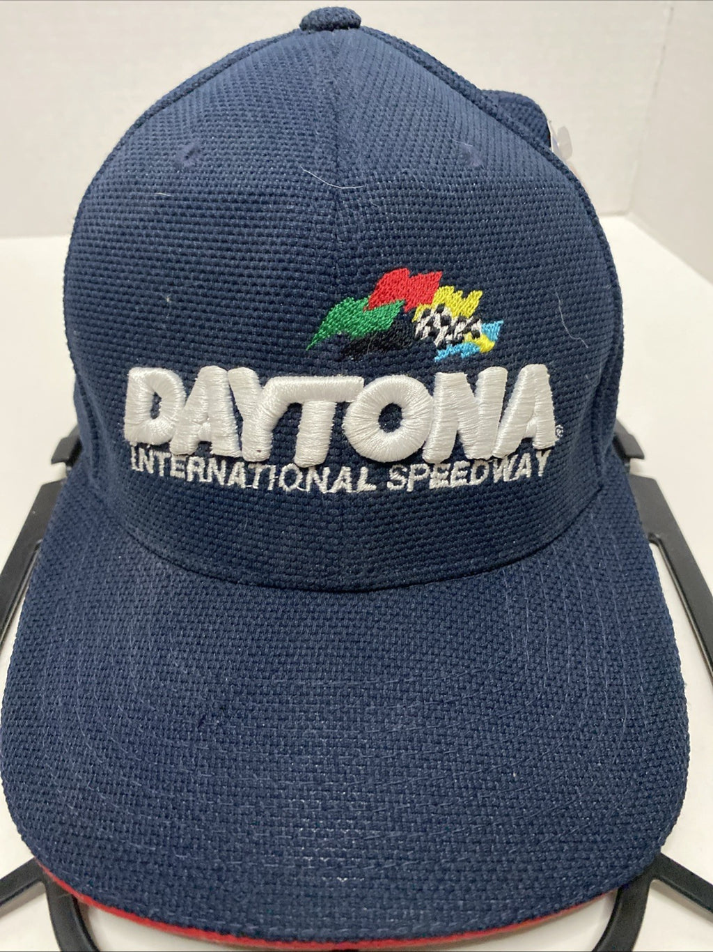 DAYTONA 500 INTERNATIONAL SPEEDWAY HAT 2004 NASCAR VALVOLINE BLUE MEDIUM FITTED