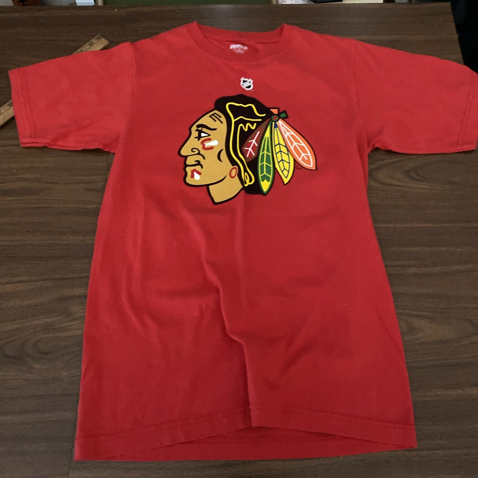 Chicago Blackhawks Shirt Small Red Short Sleeve Patrick Kane #88 Reebok Men