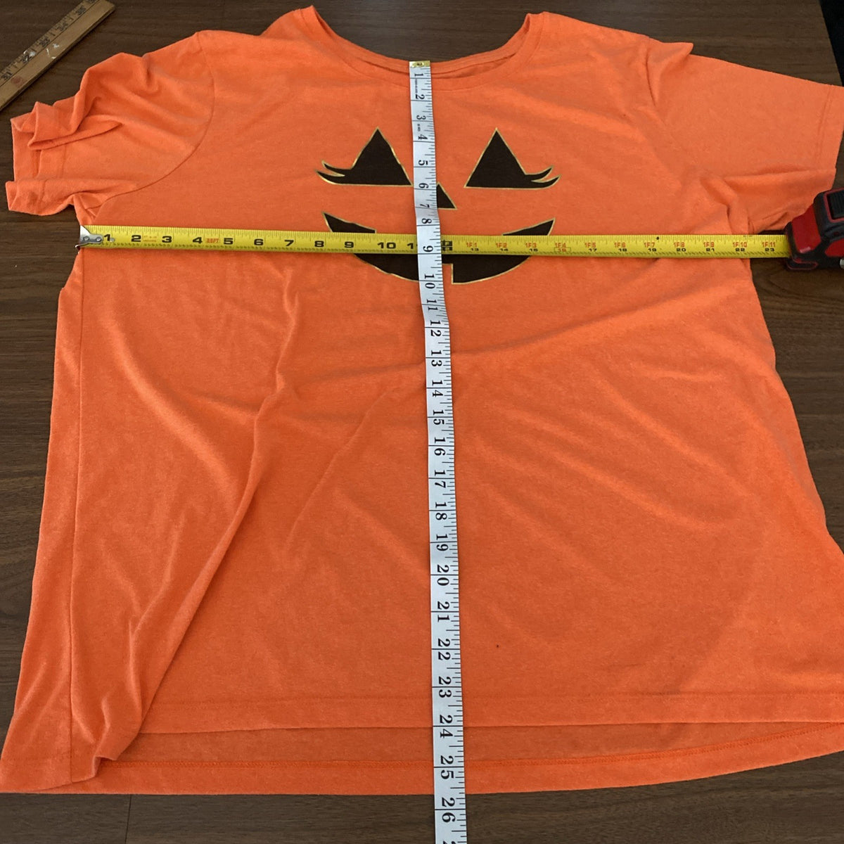 Halloween Pumpkin Face Orange T Shirt Youth 3XL 22 Short Sleeves Free Shipping