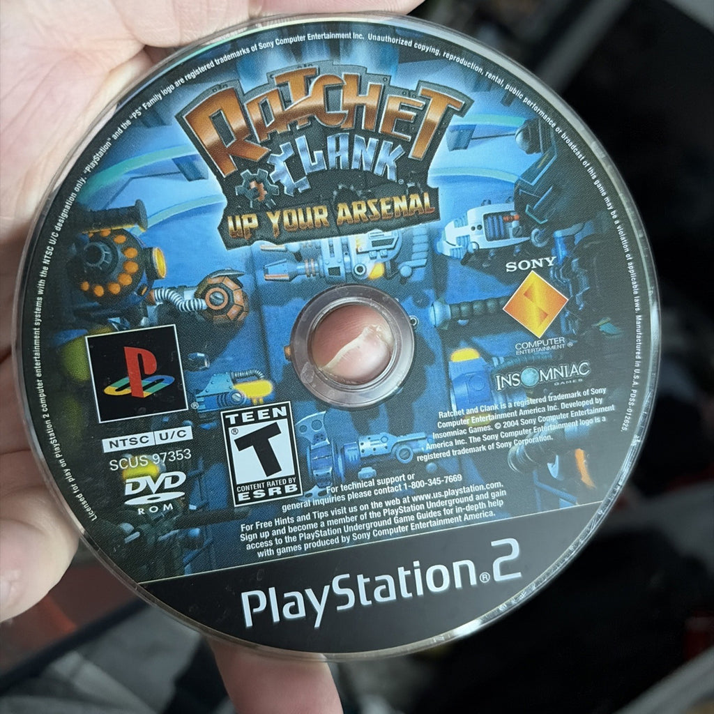Ratchet and Clank Up Your Arsenal Sony PS2 PlayStation 2 With Case